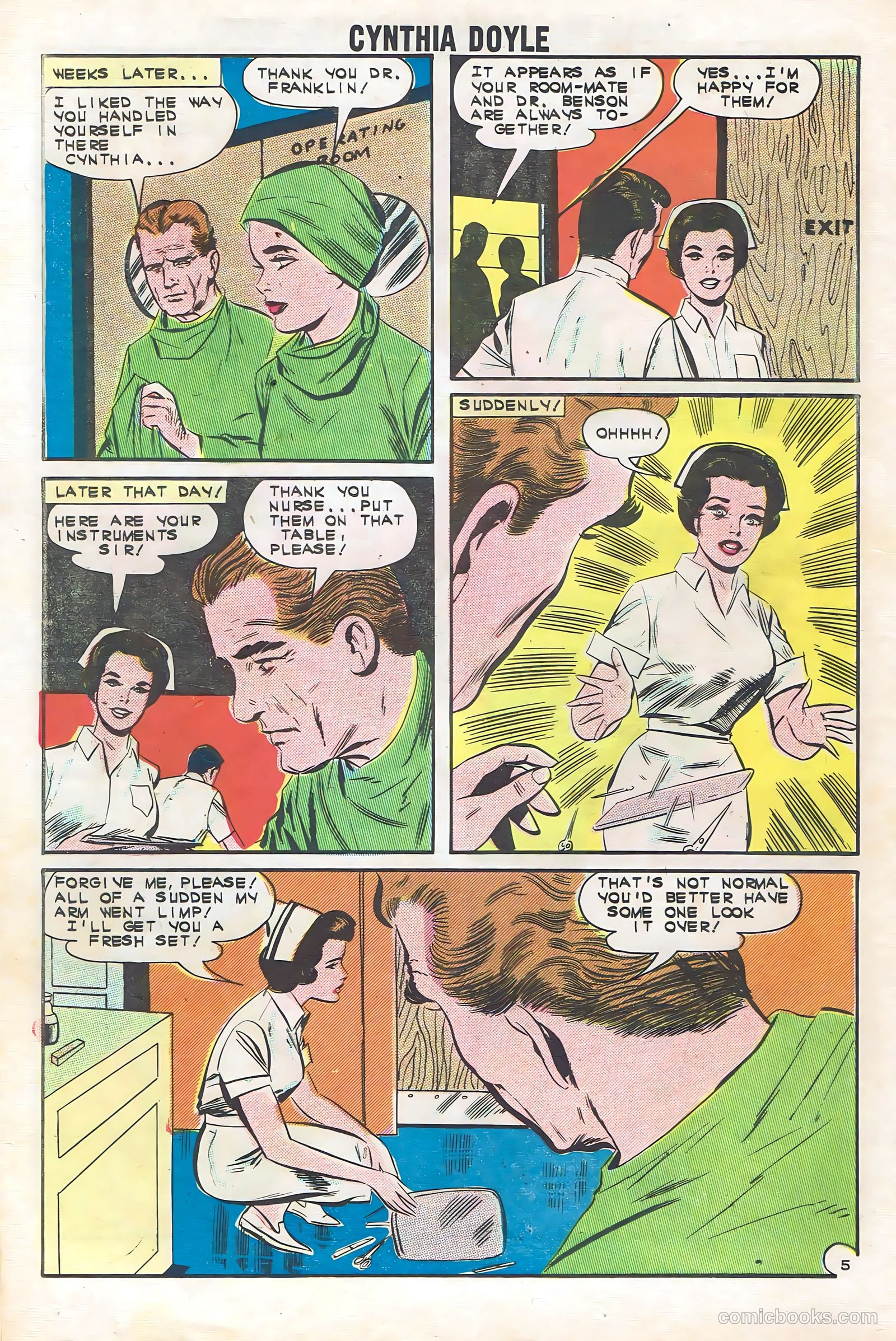 Cynthia Doyle, Nurse in Love #66 (1962) — page 26 of 36