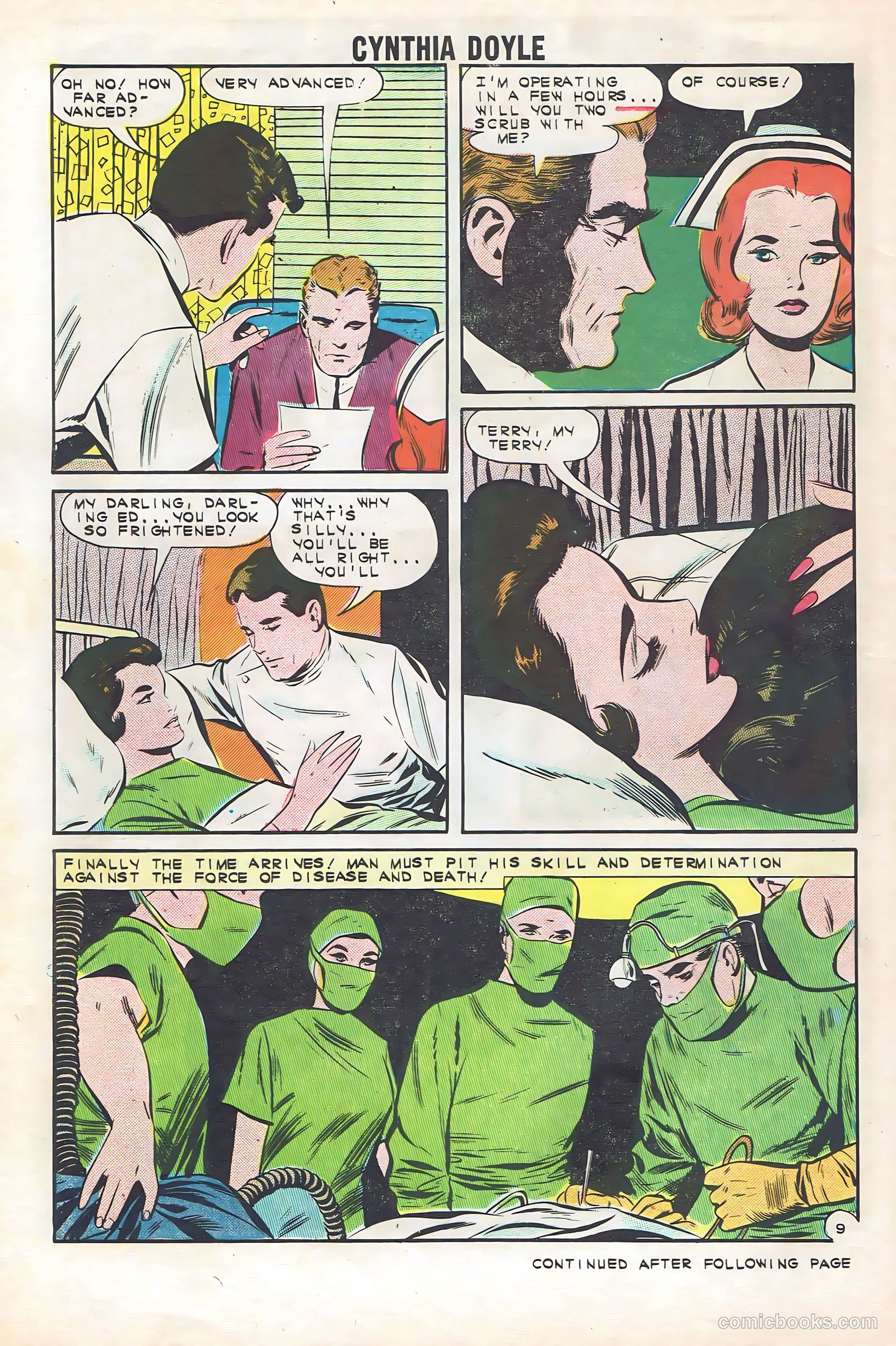 Cynthia Doyle, Nurse in Love #66 (1962) — page 30 of 36