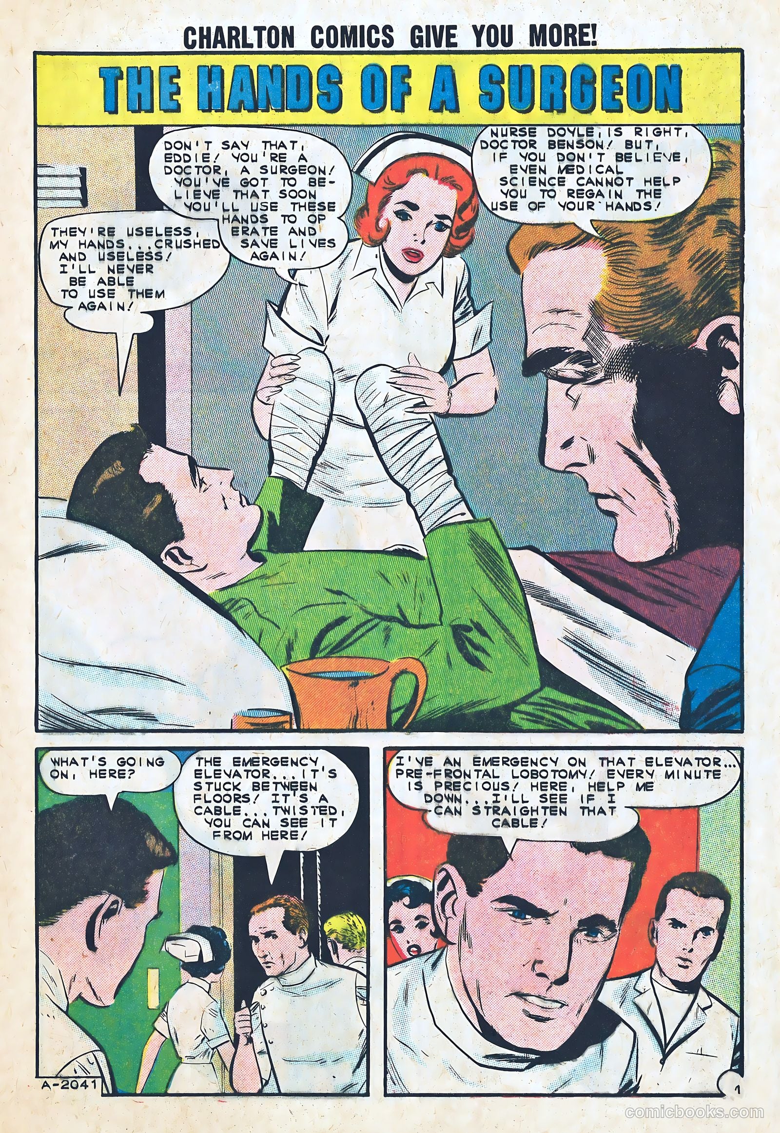 Cynthia Doyle, Nurse in Love #67 (1962) — page 9 of 37