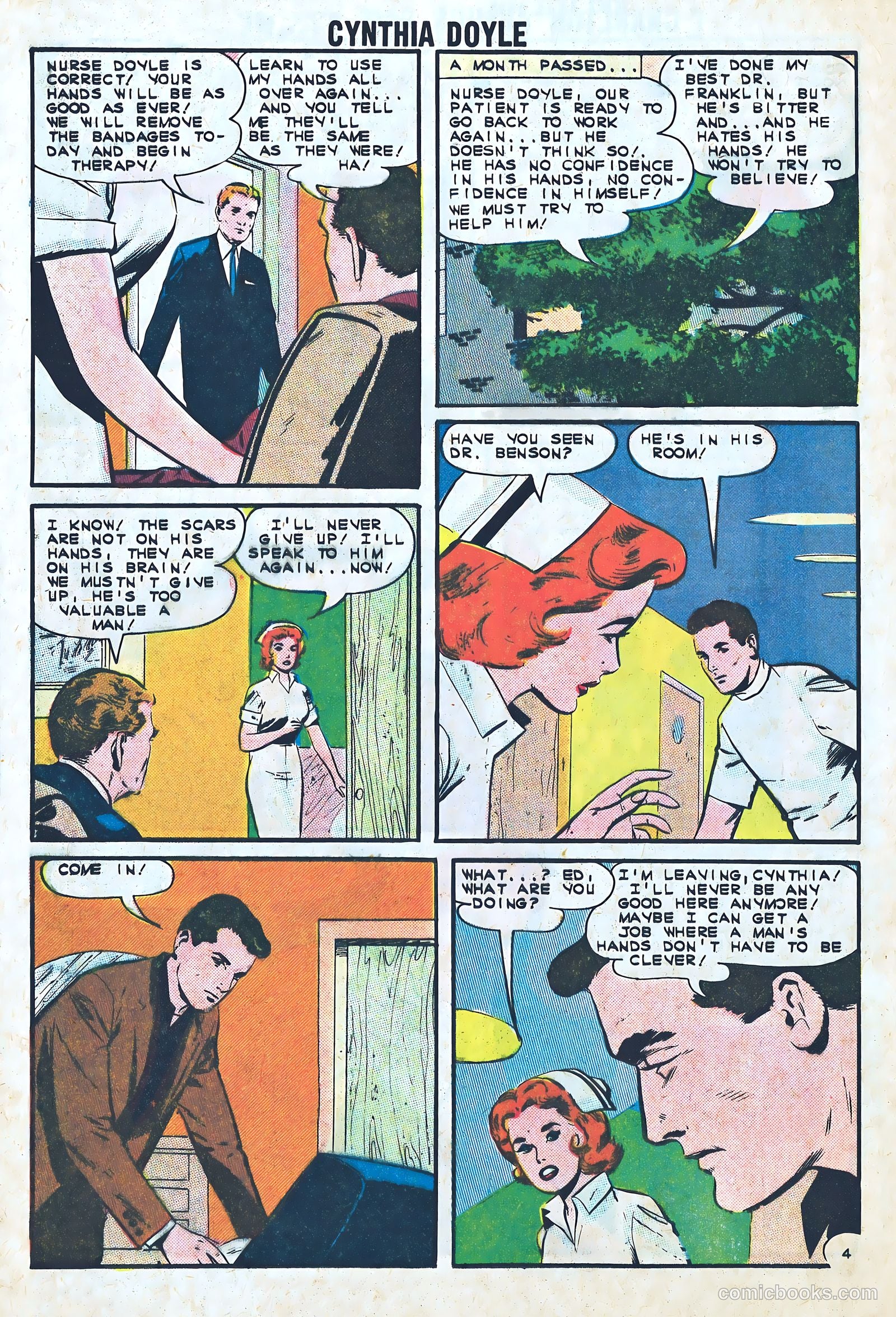 Cynthia Doyle, Nurse in Love #67 (1962) — page 12 of 37