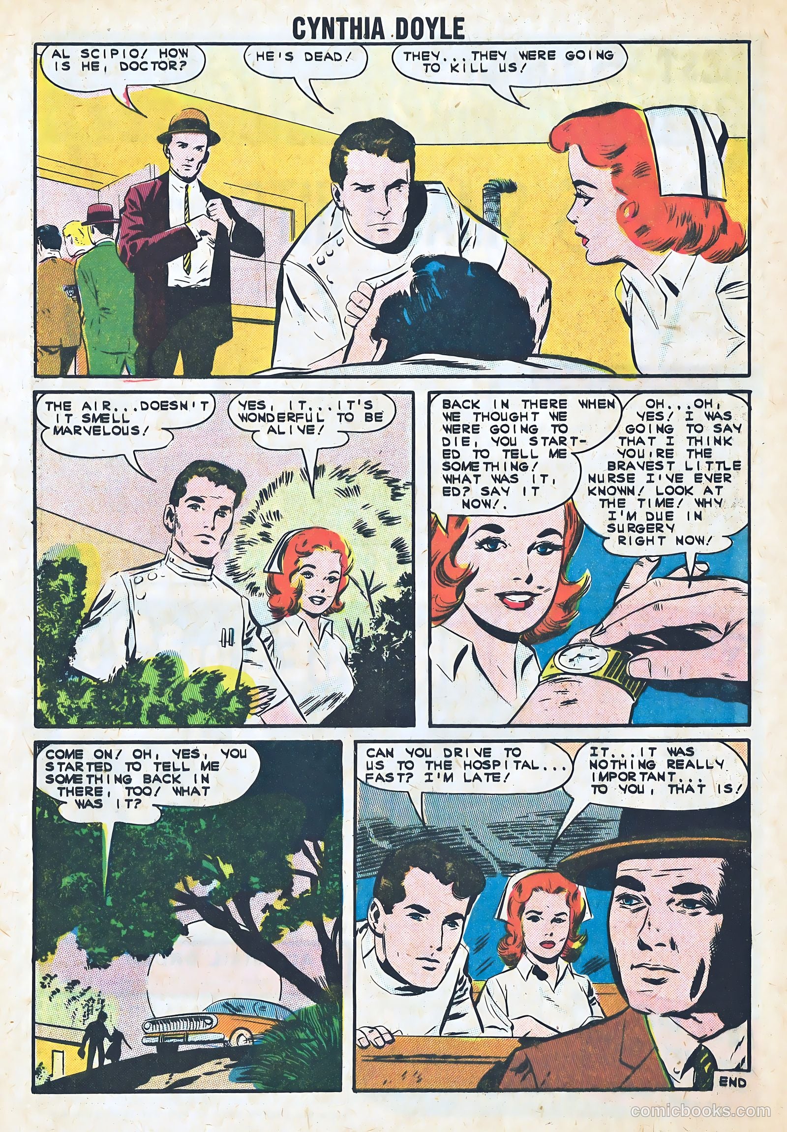 Cynthia Doyle, Nurse in Love #67 (1962) — page 32 of 37