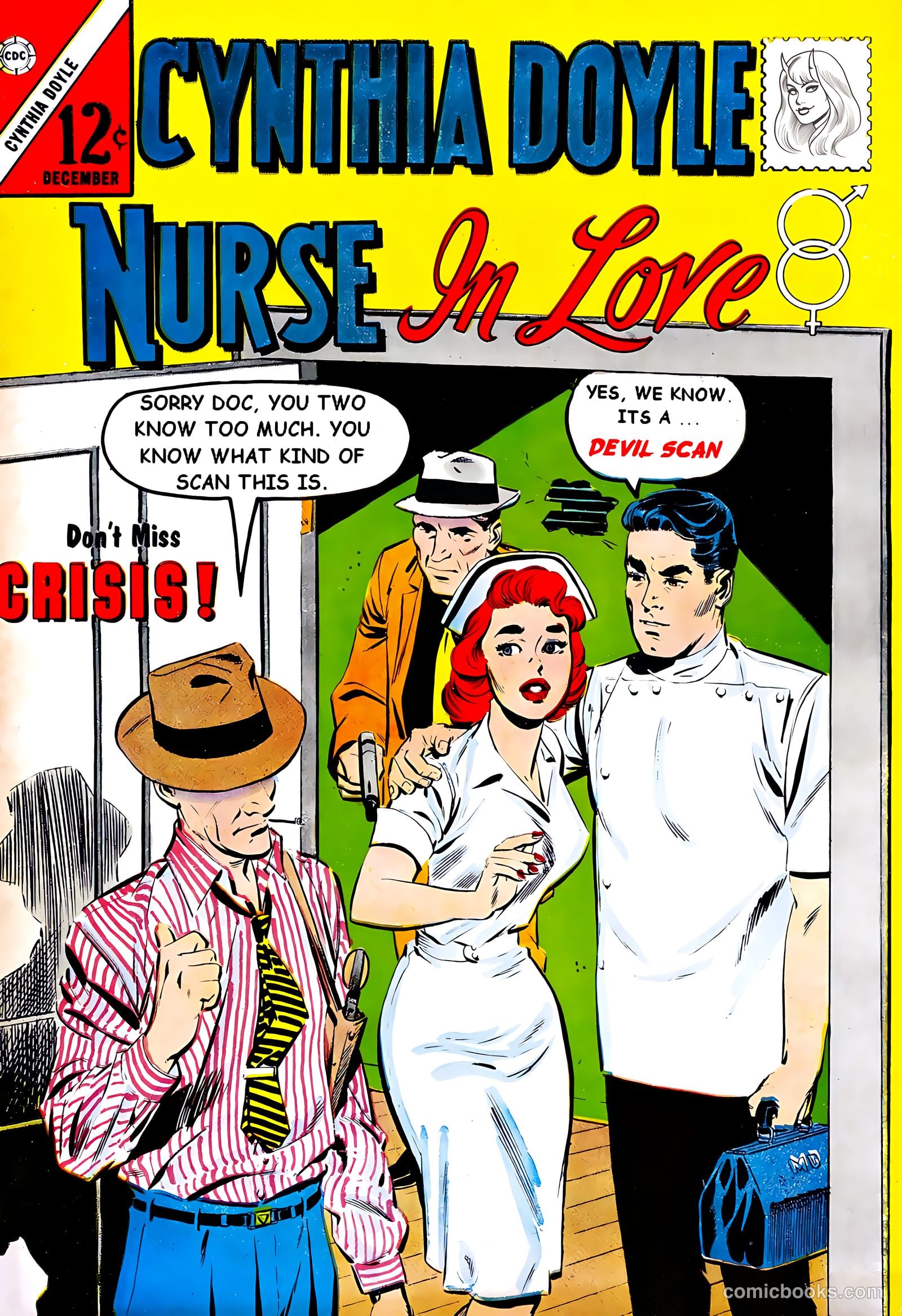 Cynthia Doyle, Nurse in Love #67 (1962) — page 37 of 37