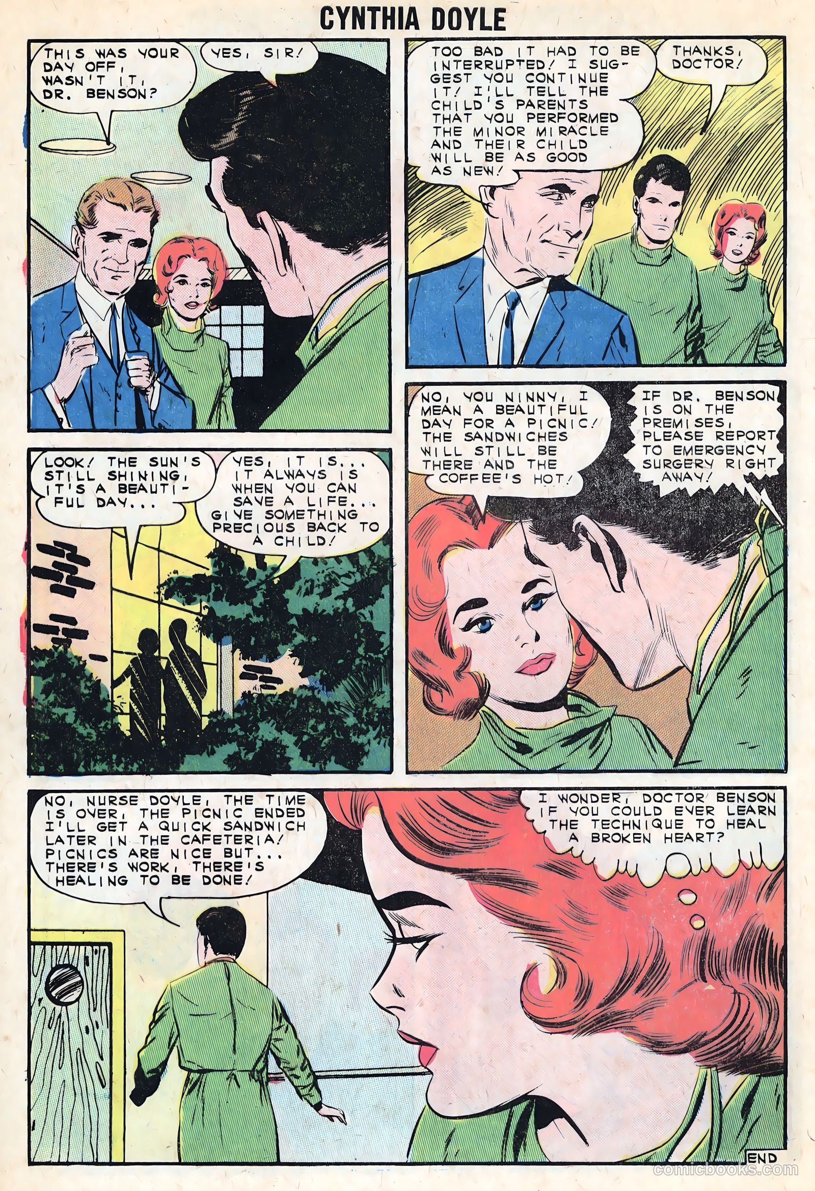 Cynthia Doyle, Nurse in Love #68 (1963) — page 8 of 36