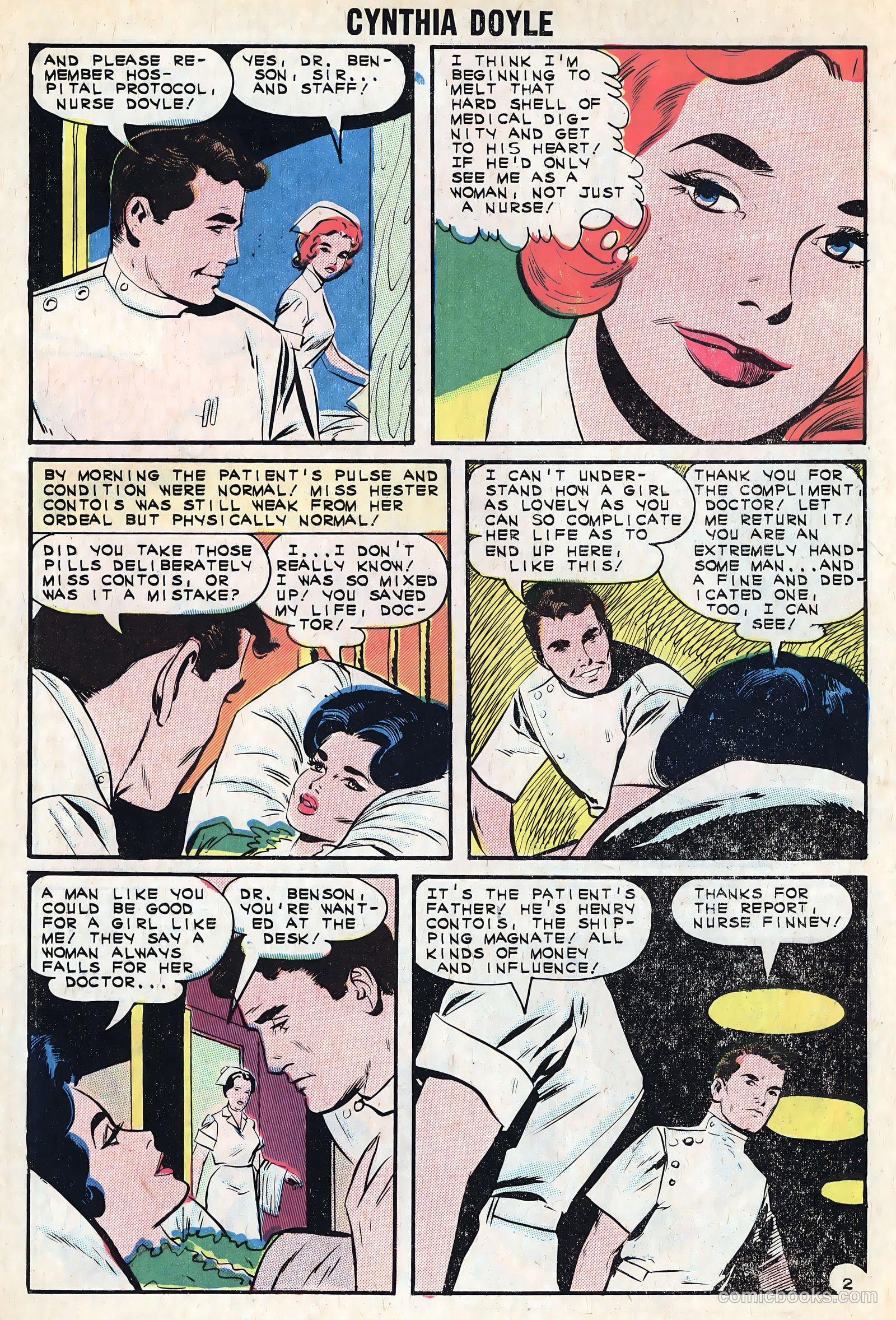Cynthia Doyle, Nurse in Love #68 (1963) — page 10 of 36