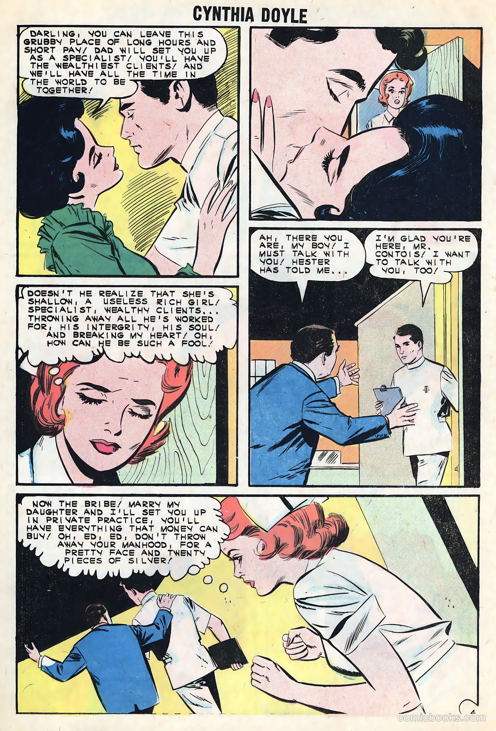 Cynthia Doyle, Nurse in Love #68 (1963) — page 12 of 36