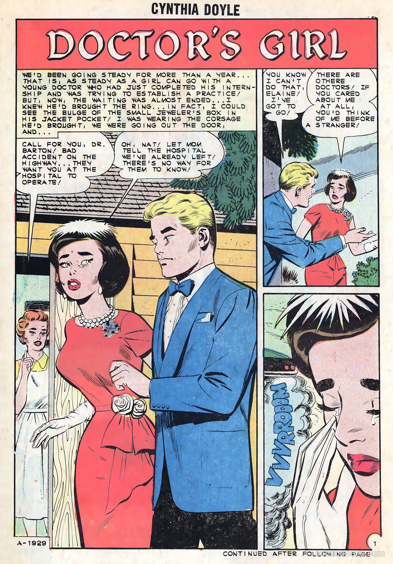Cynthia Doyle, Nurse in Love #68 (1963) — page 14 of 36