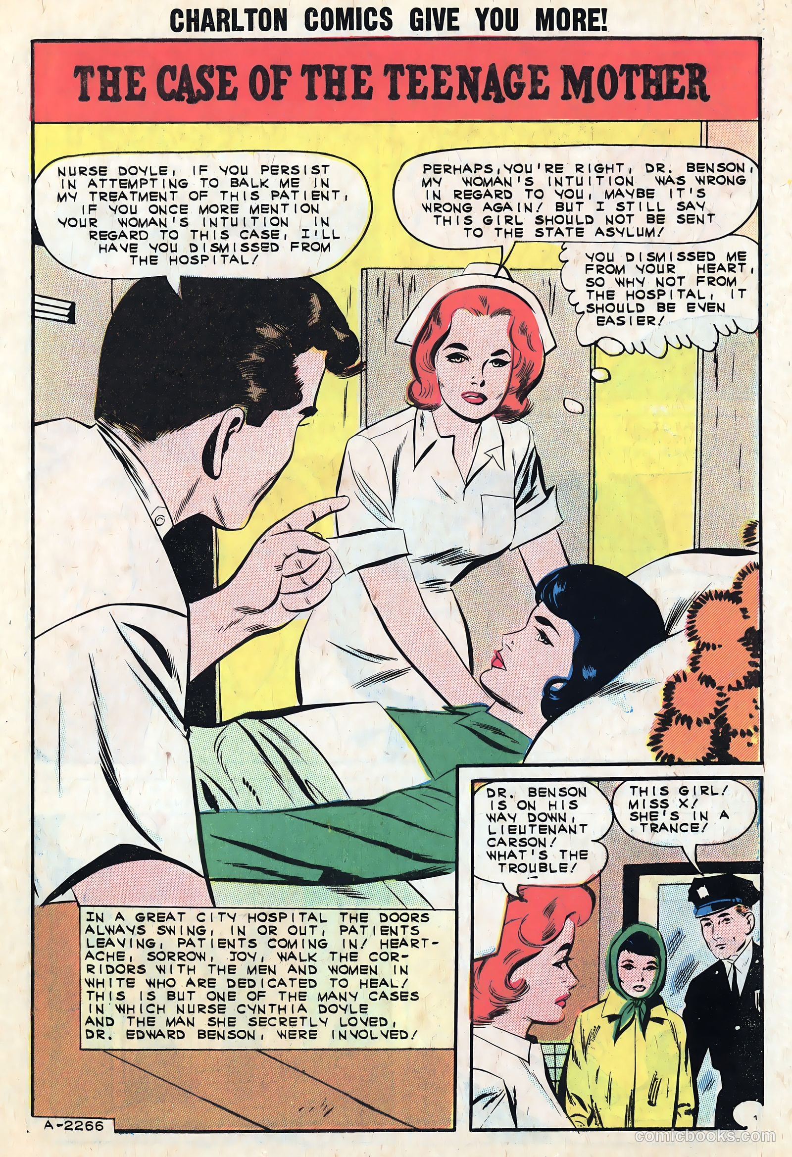 Cynthia Doyle, Nurse in Love #68 (1963) — page 23 of 36