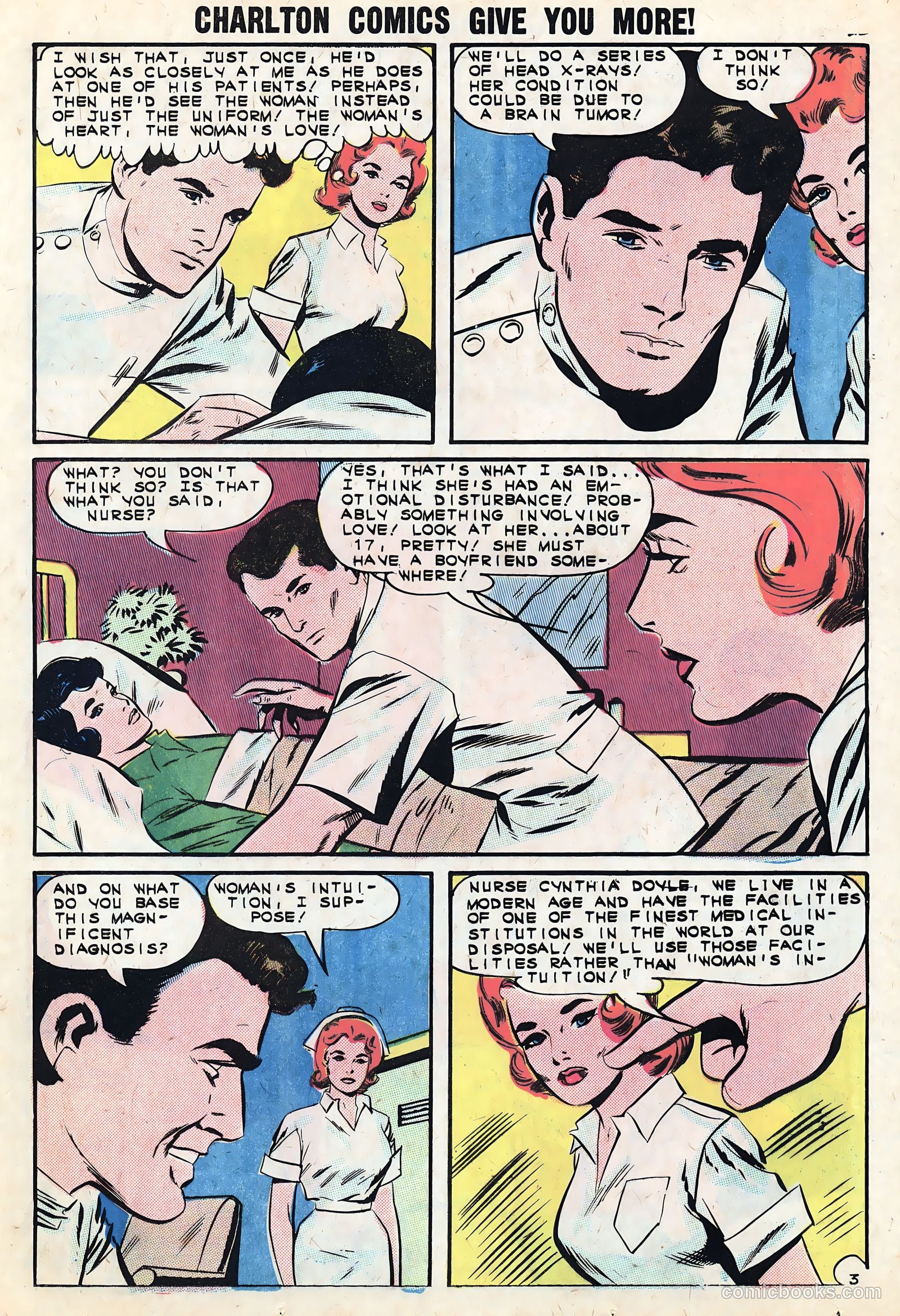 Cynthia Doyle, Nurse in Love #68 (1963) — page 25 of 36
