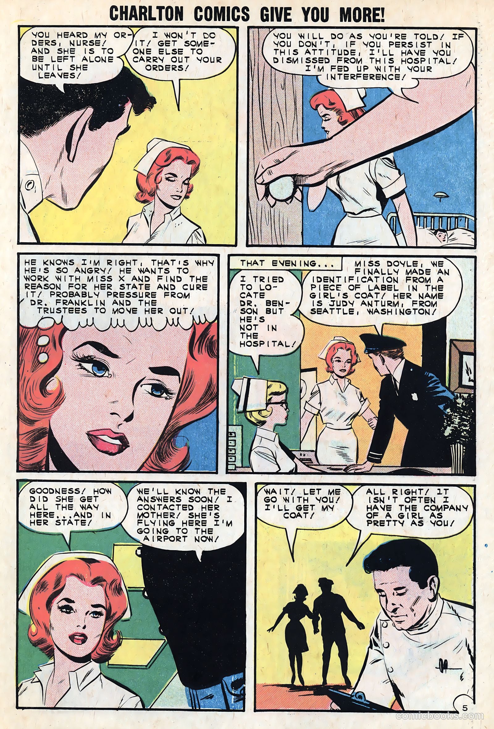 Cynthia Doyle, Nurse in Love #68 (1963) — page 27 of 36