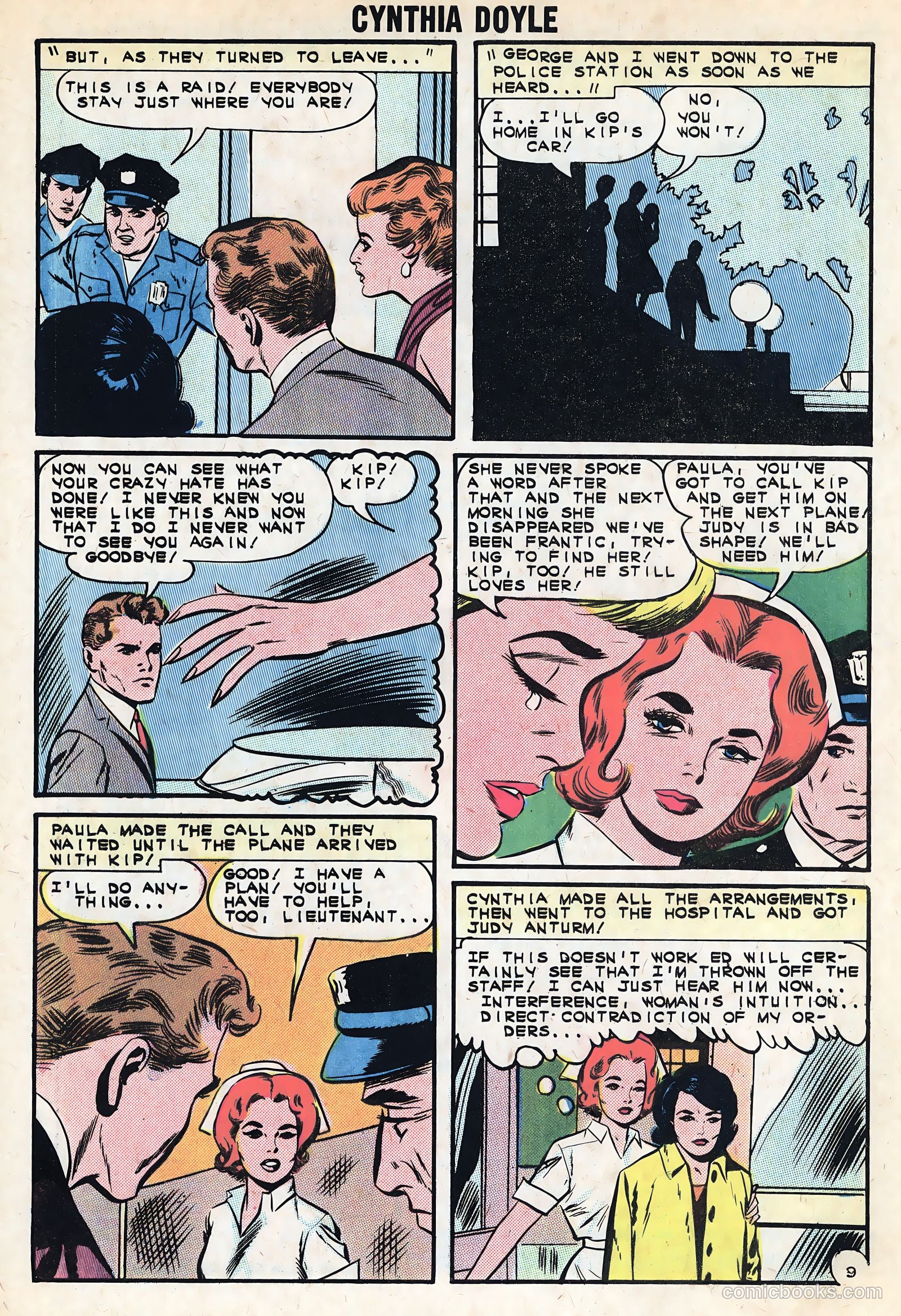 Cynthia Doyle, Nurse in Love #68 (1963) — page 32 of 36