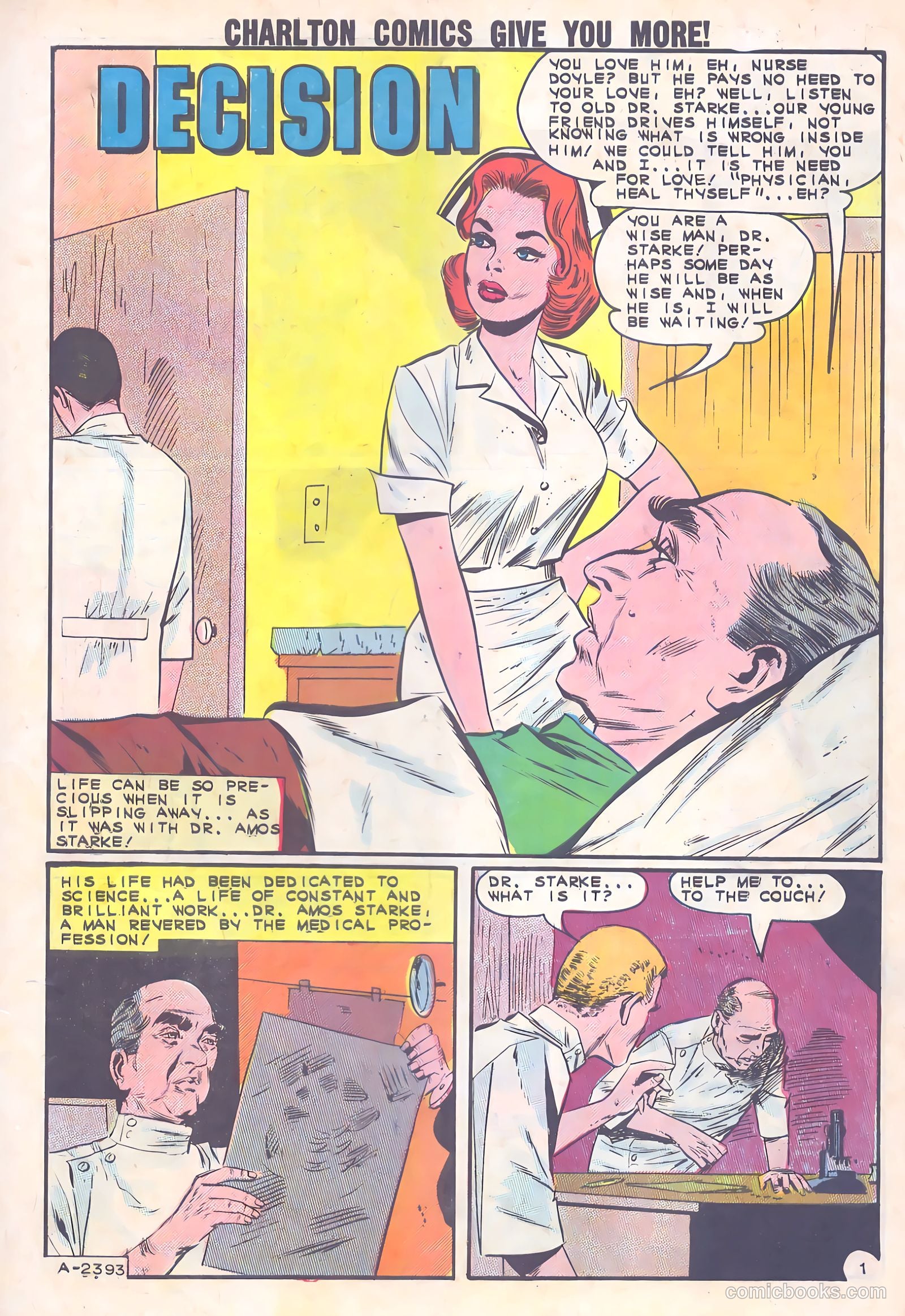 Cynthia Doyle, Nurse in Love #69 (1963) — page 3 of 36