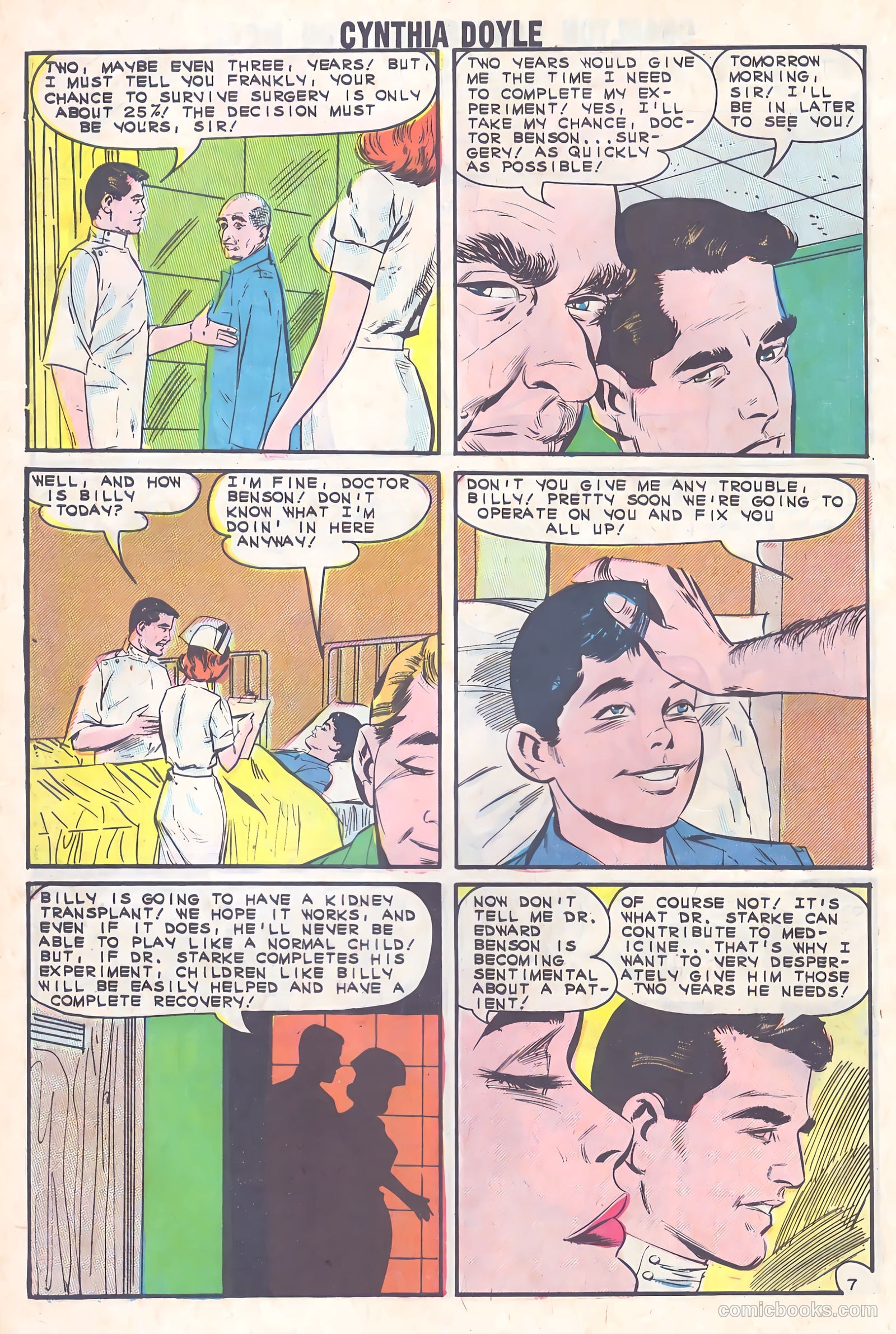 Cynthia Doyle, Nurse in Love #69 (1963) — page 10 of 36