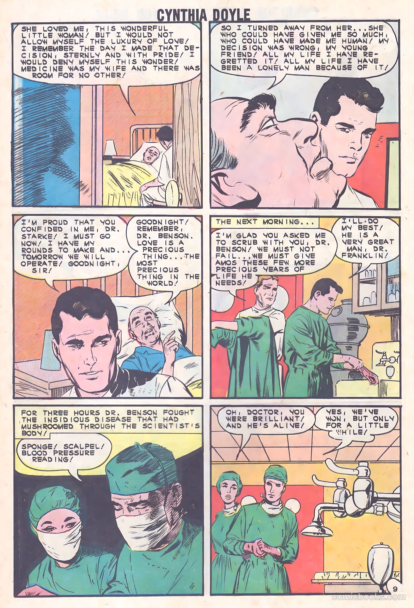 Cynthia Doyle, Nurse in Love #69 (1963) — page 12 of 36