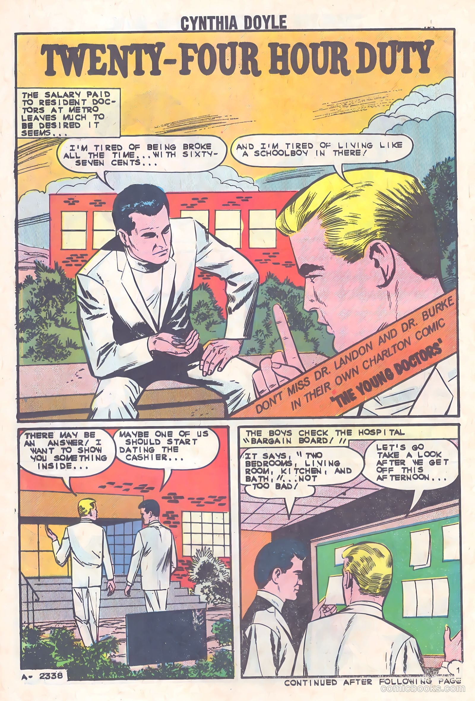 Cynthia Doyle, Nurse in Love #69 (1963) — page 14 of 36