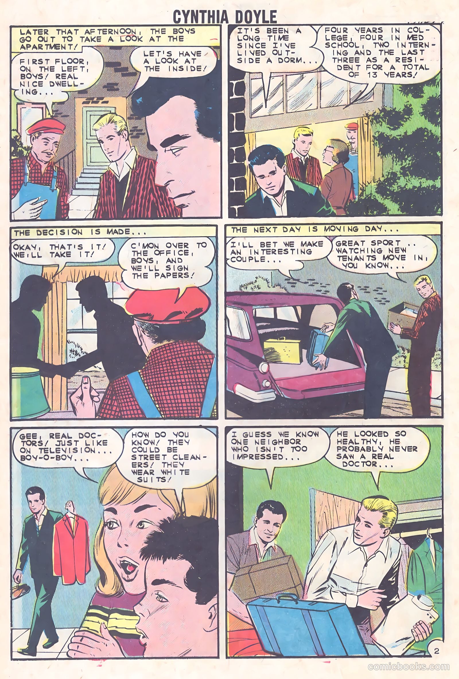 Cynthia Doyle, Nurse in Love #69 (1963) — page 16 of 36