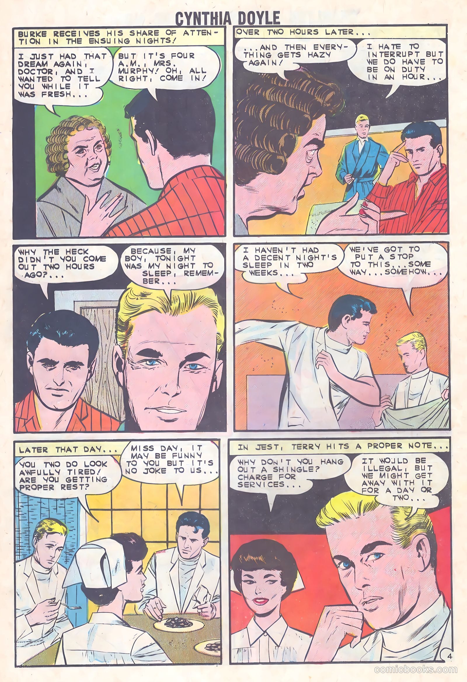 Cynthia Doyle, Nurse in Love #69 (1963) — page 18 of 36