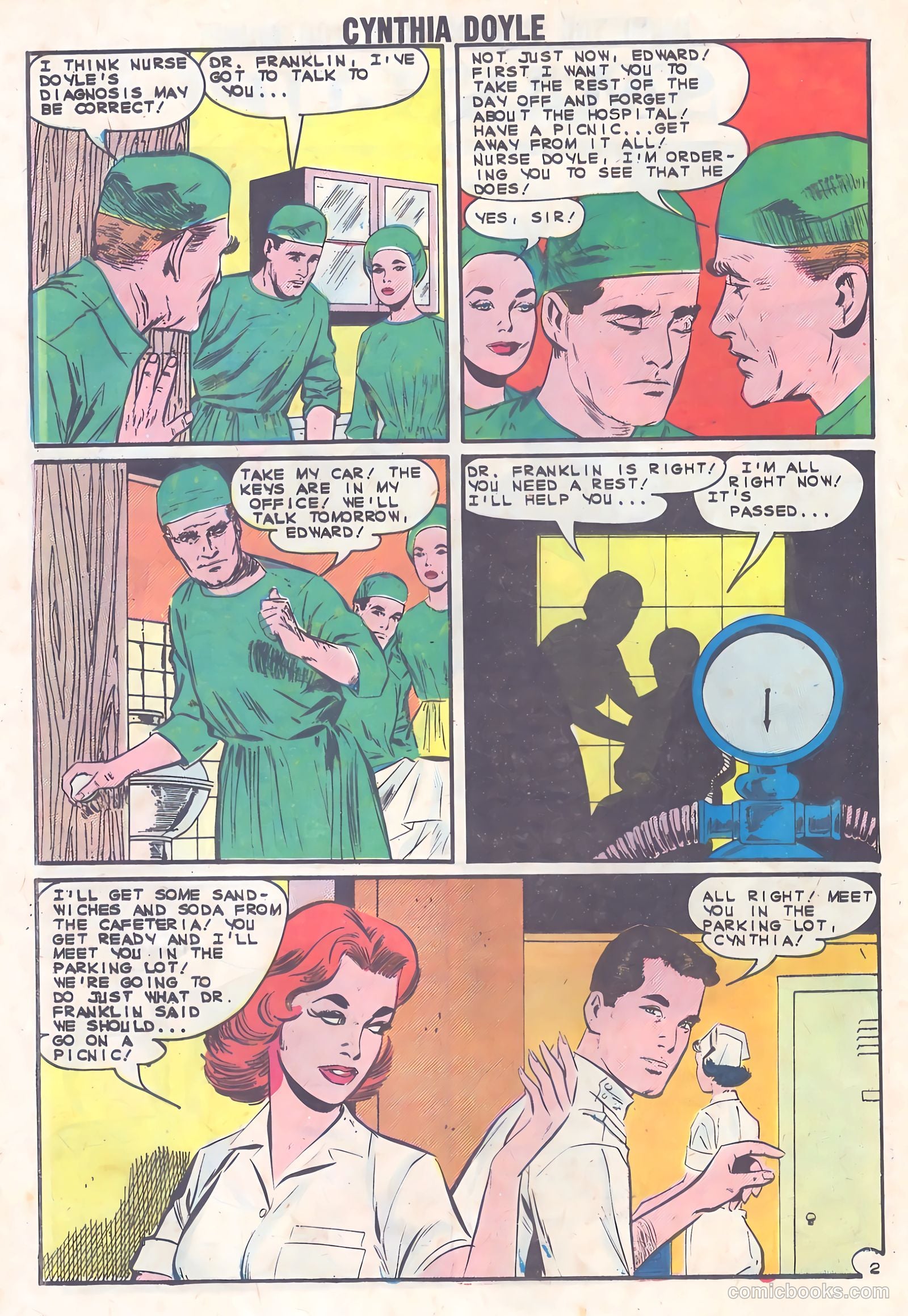 Cynthia Doyle, Nurse in Love #69 (1963) — page 24 of 36