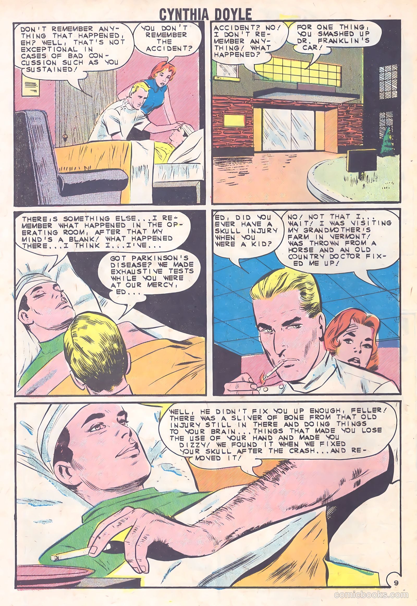 Cynthia Doyle, Nurse in Love #69 (1963) — page 32 of 36