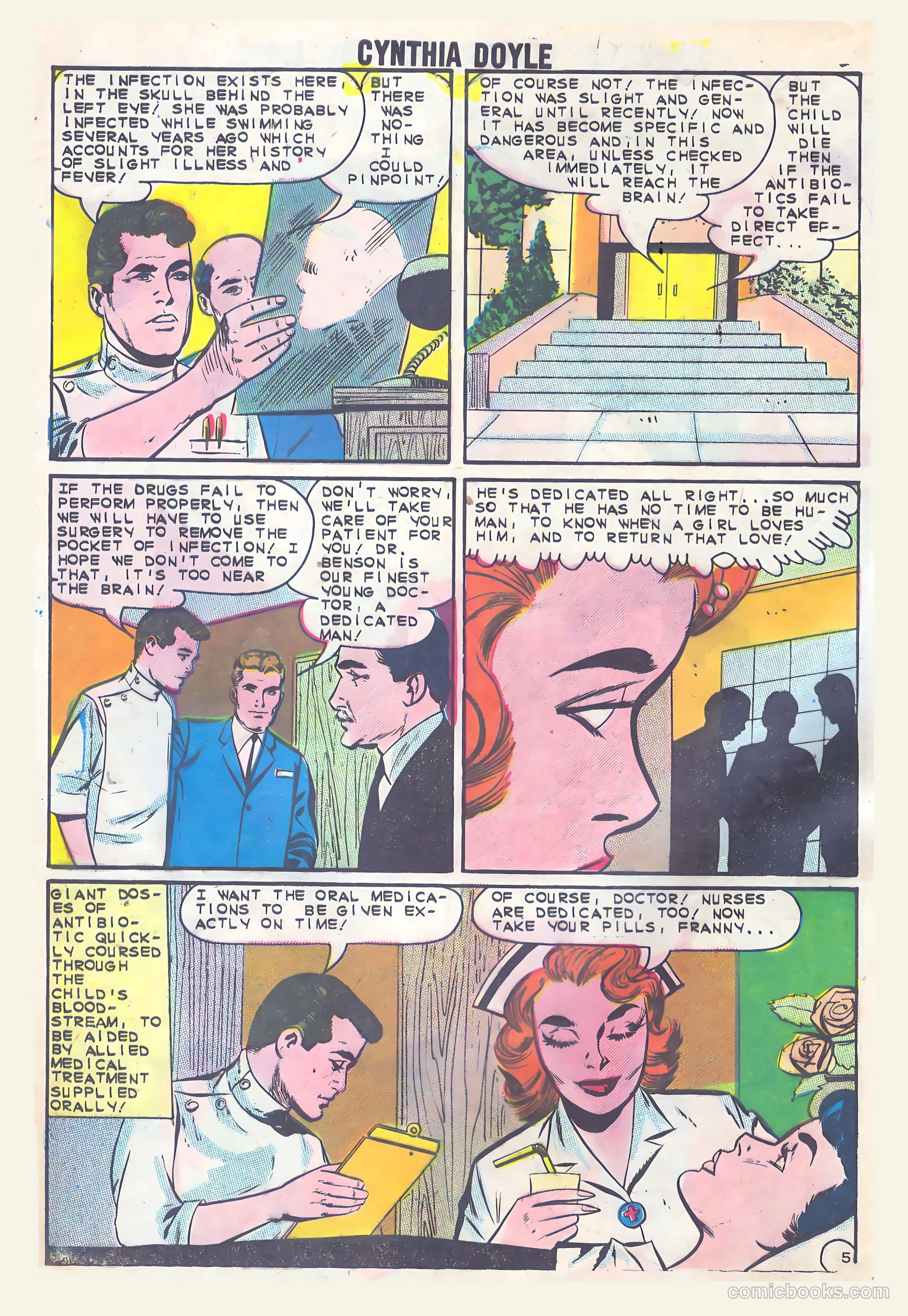 Cynthia Doyle, Nurse in Love #70 (1963) — page 8 of 36