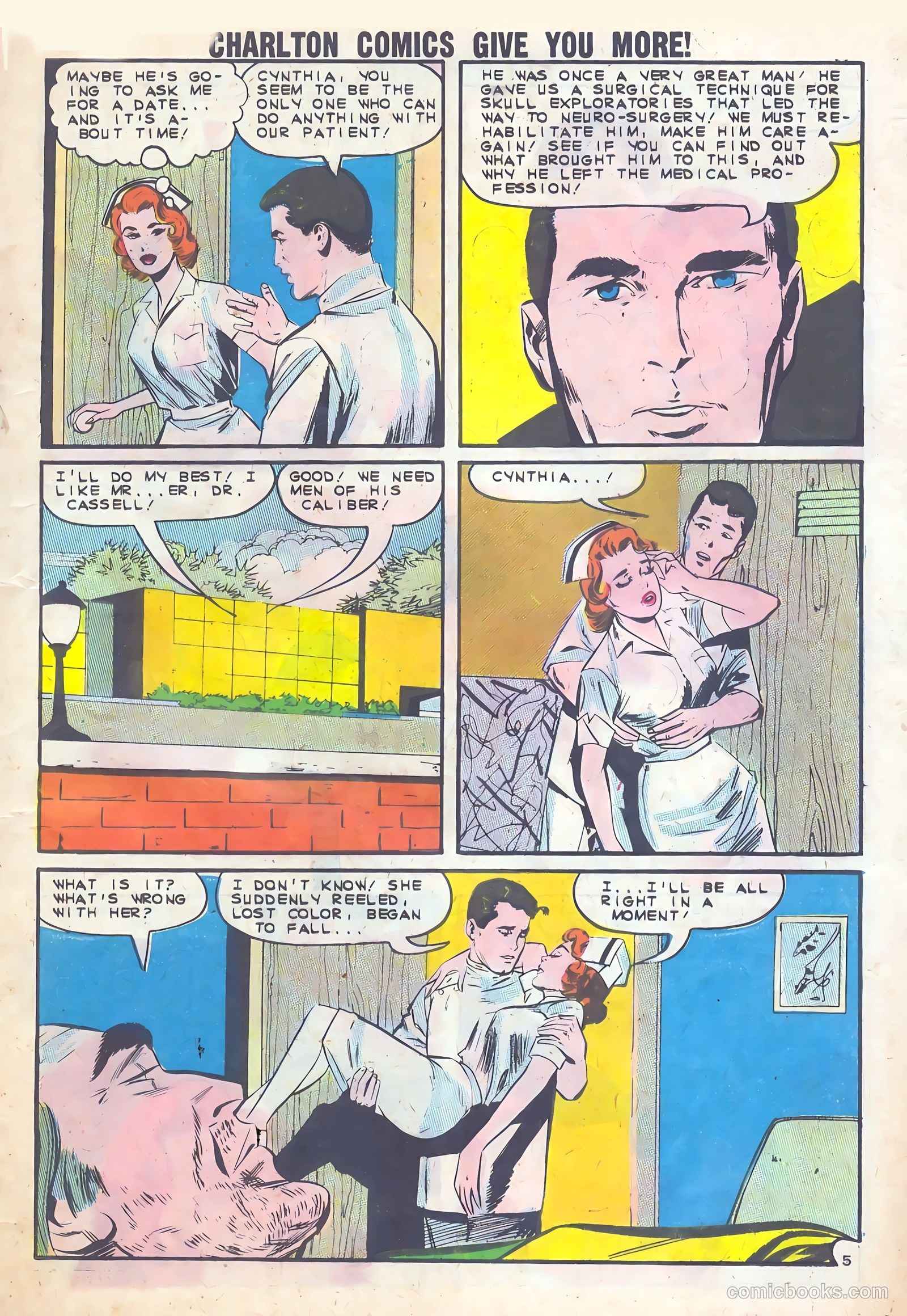 Cynthia Doyle, Nurse in Love #70 (1963) — page 19 of 36