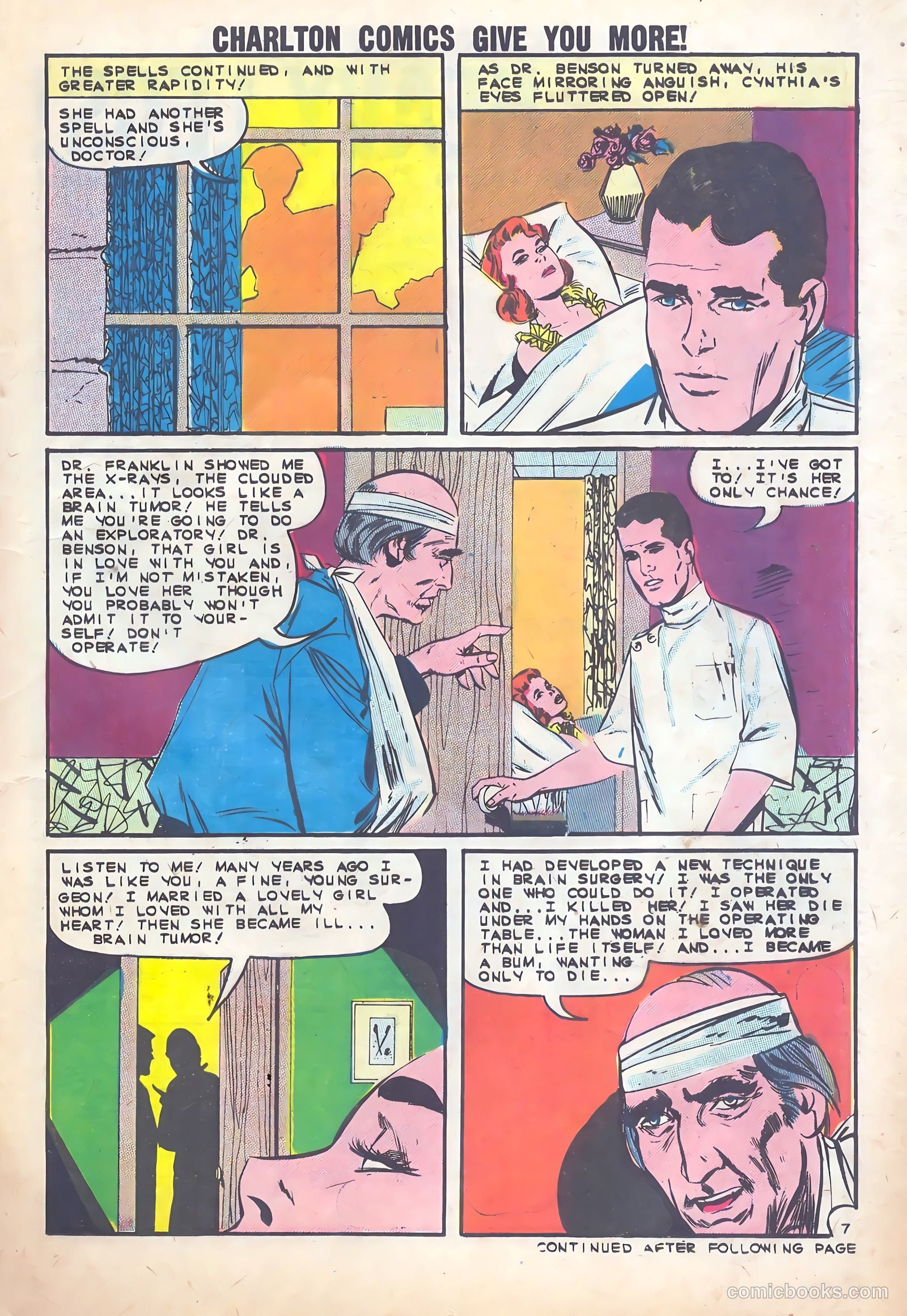 Cynthia Doyle, Nurse in Love #70 (1963) — page 21 of 36
