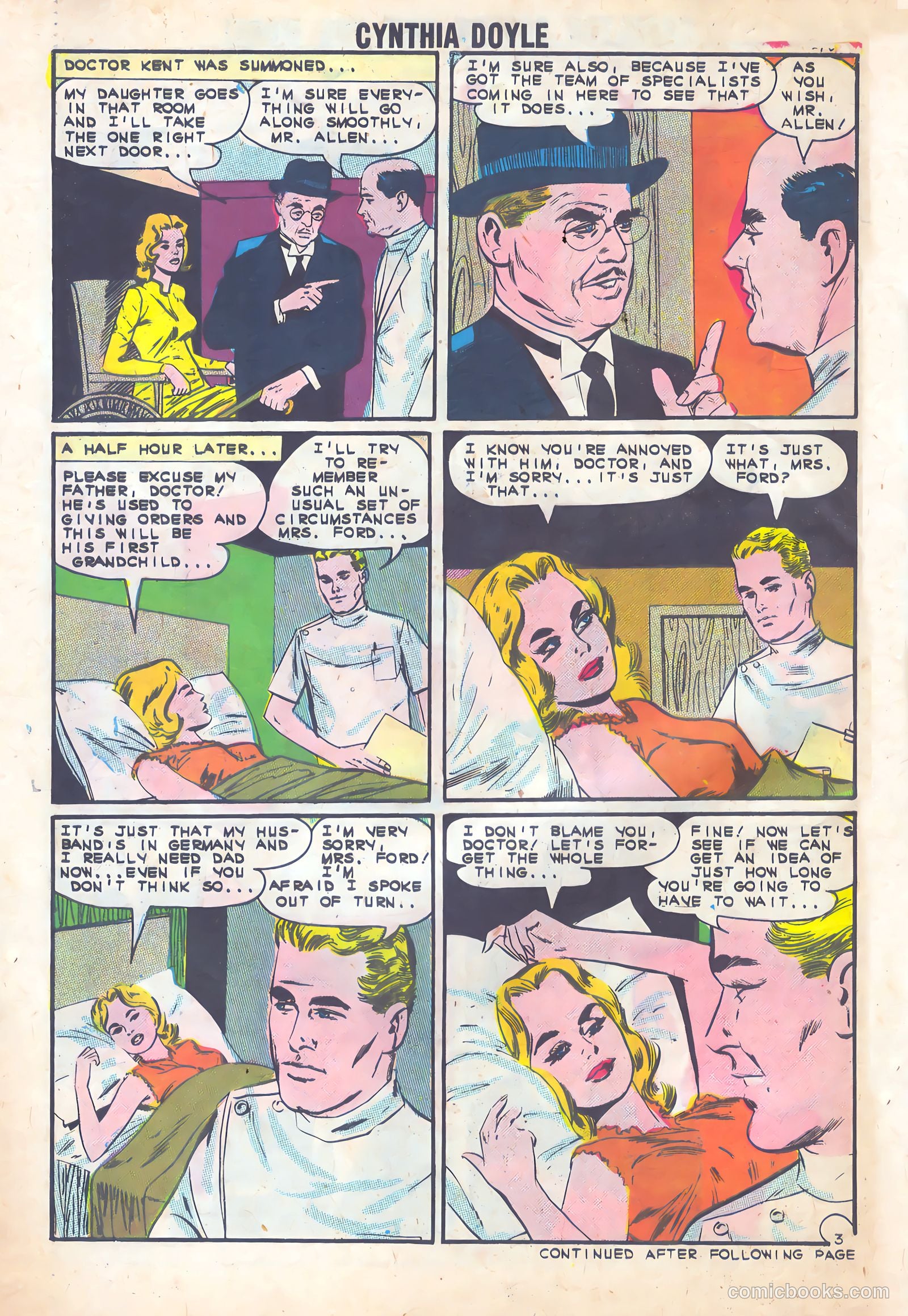 Cynthia Doyle, Nurse in Love #70 (1963) — page 30 of 36