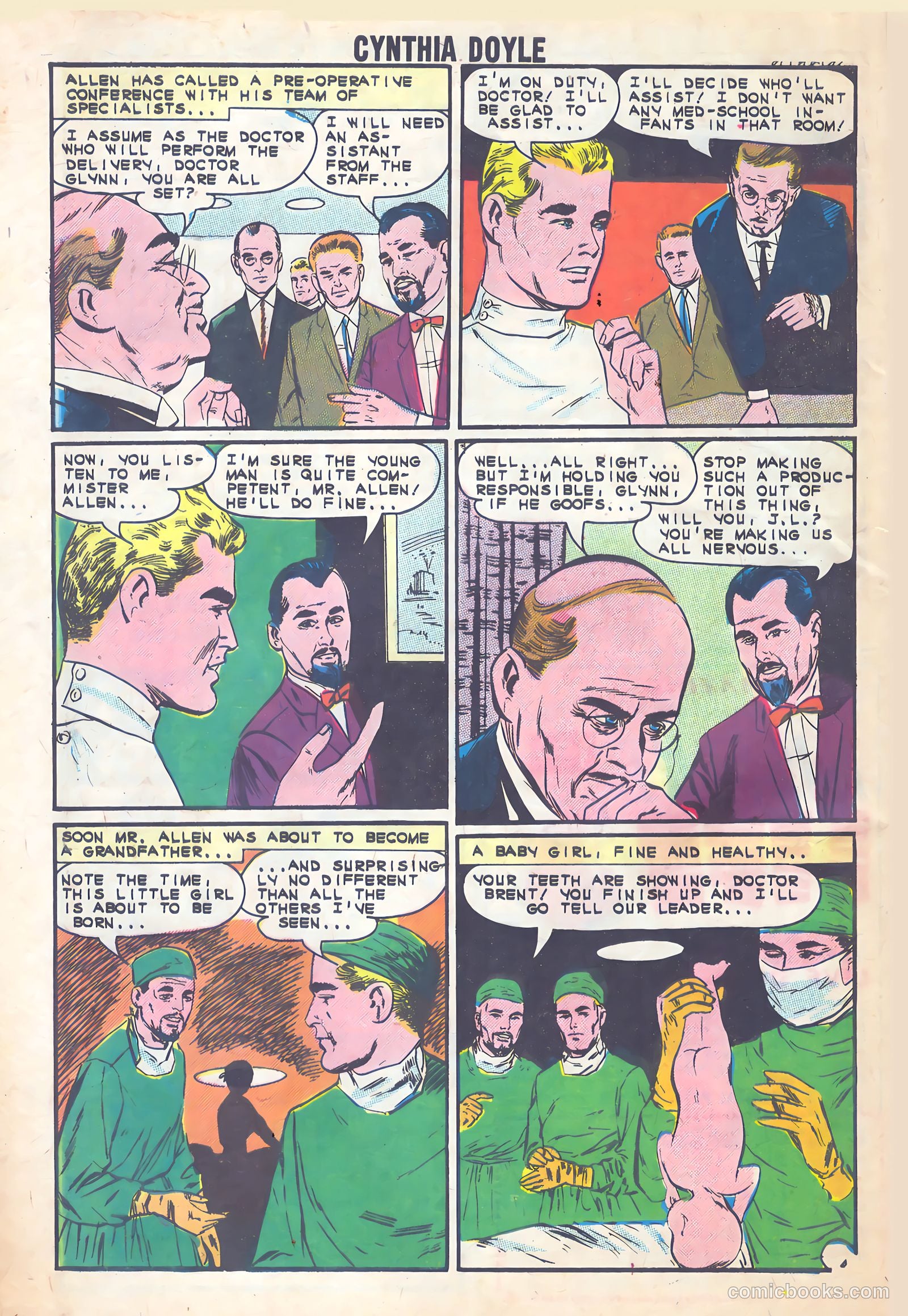Cynthia Doyle, Nurse in Love #70 (1963) — page 32 of 36