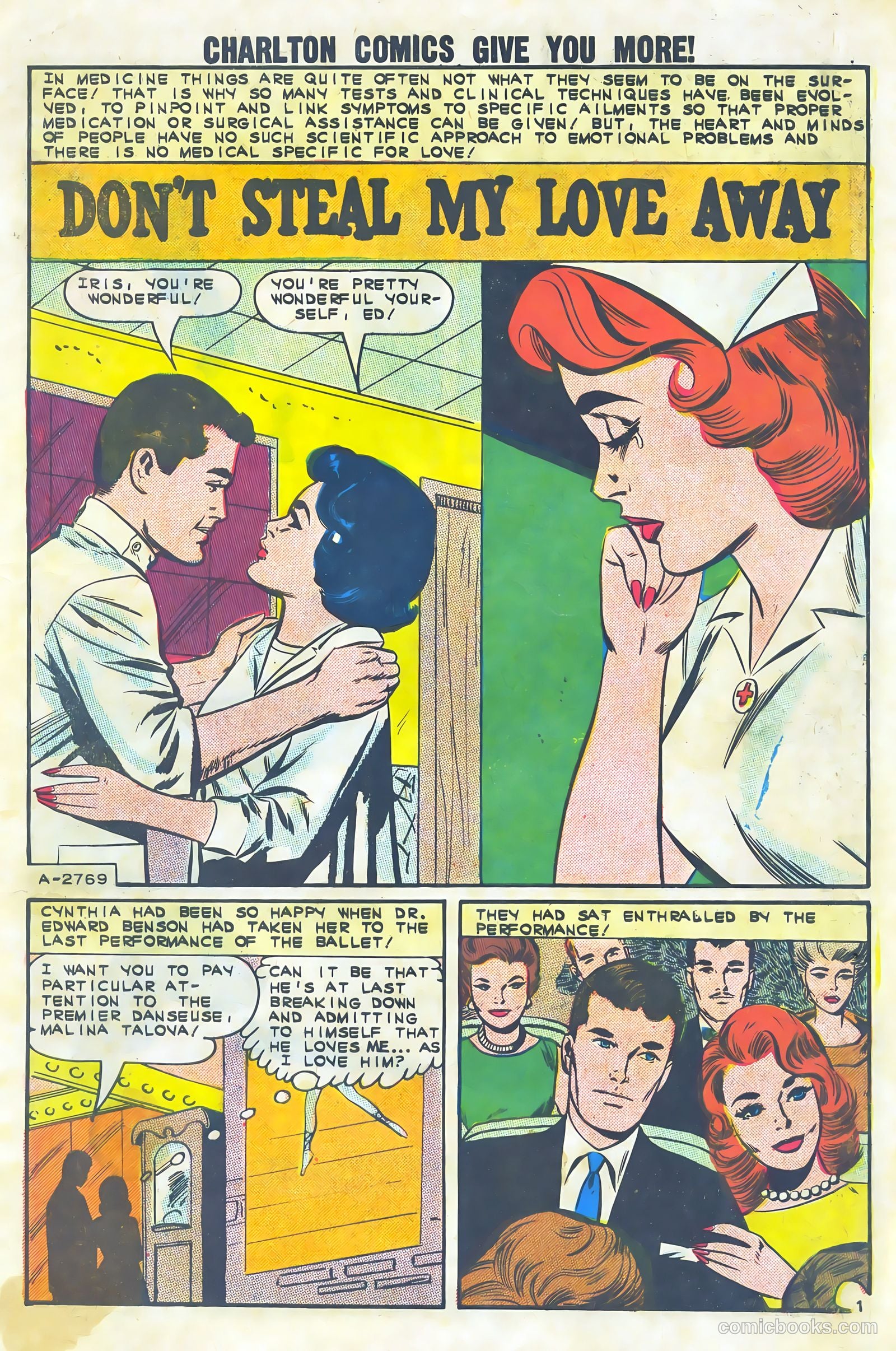 Cynthia Doyle, Nurse in Love #71 (1963) — page 3 of 37