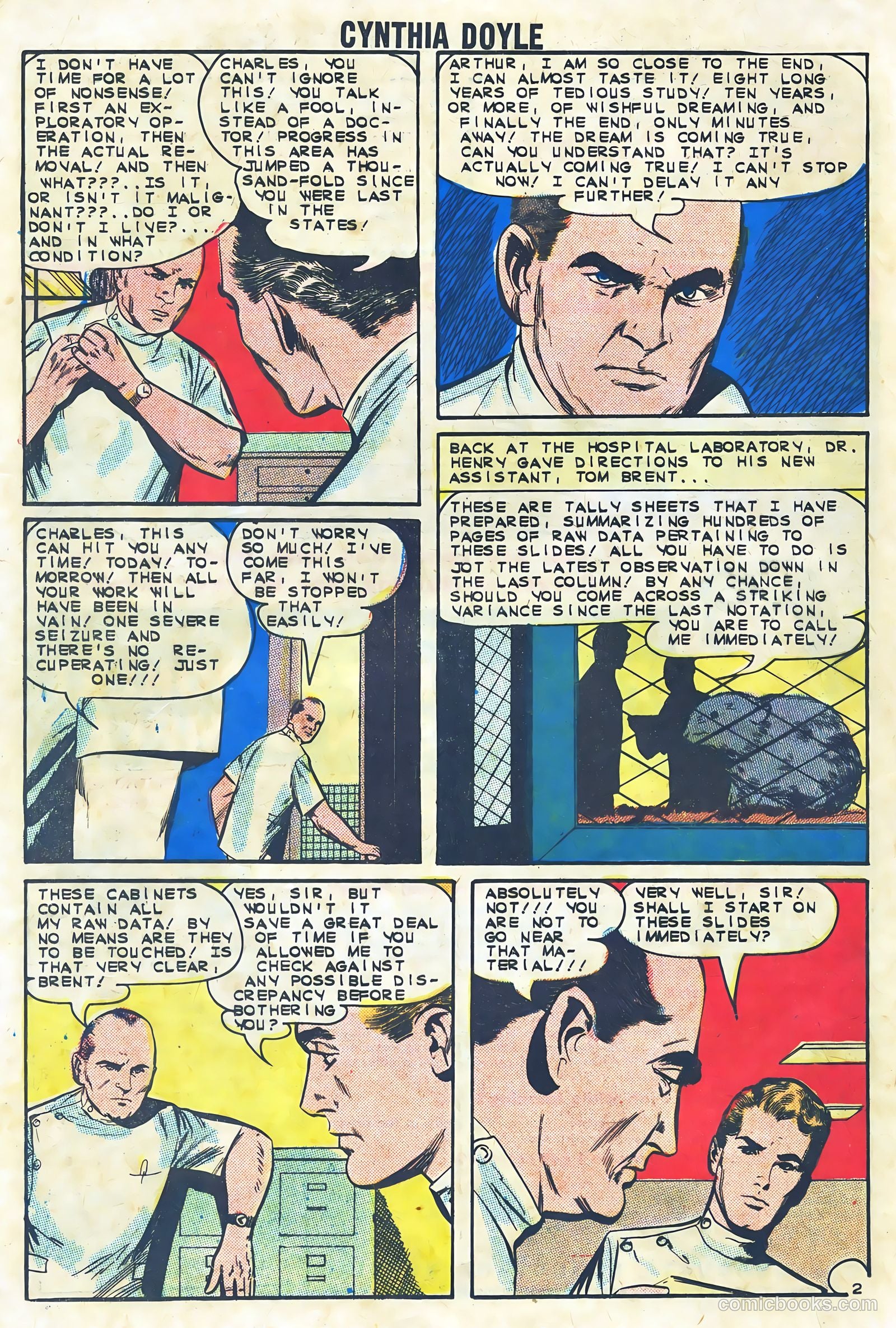 Cynthia Doyle, Nurse in Love #71 (1963) — page 16 of 37