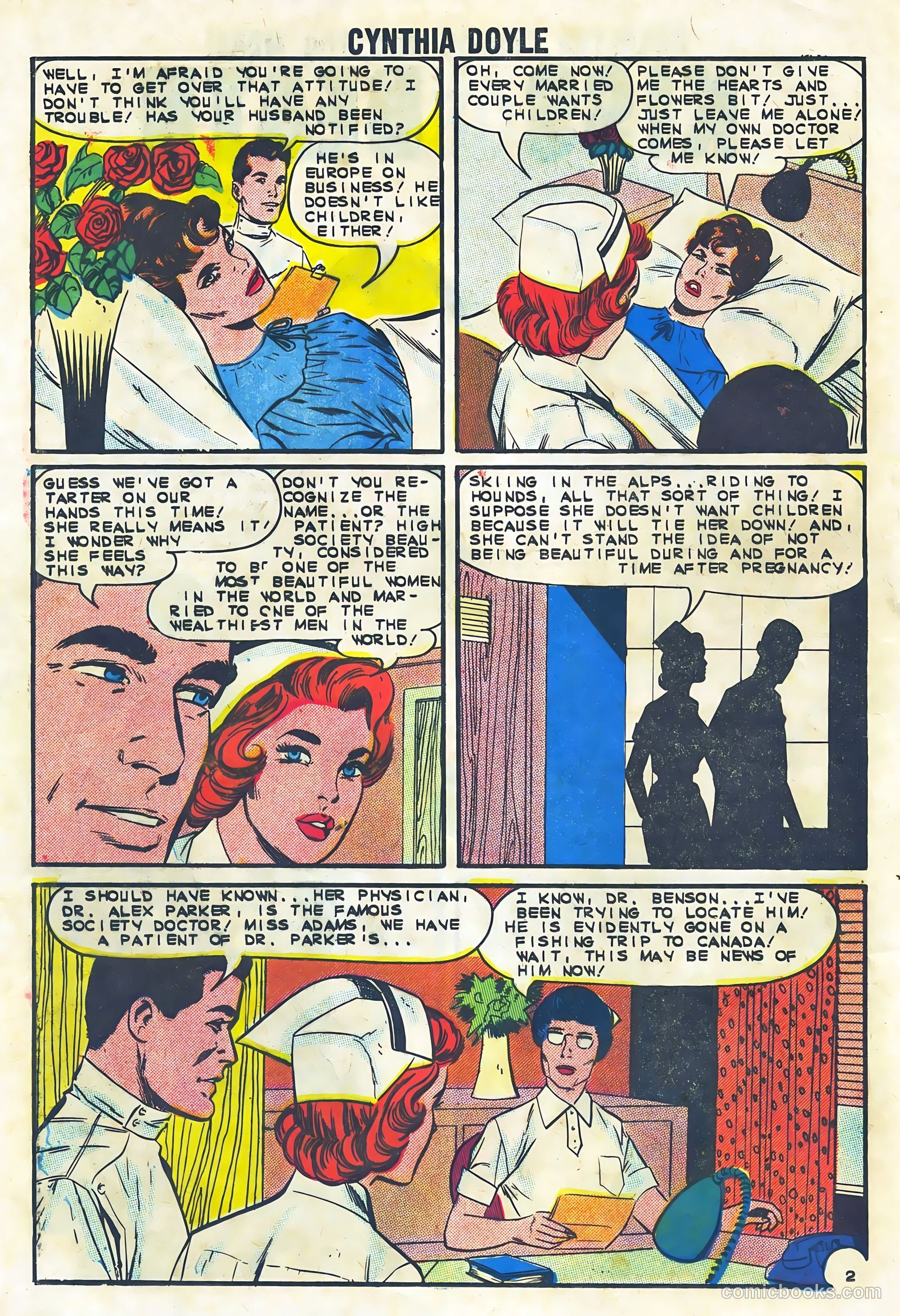 Cynthia Doyle, Nurse in Love #71 (1963) — page 24 of 37