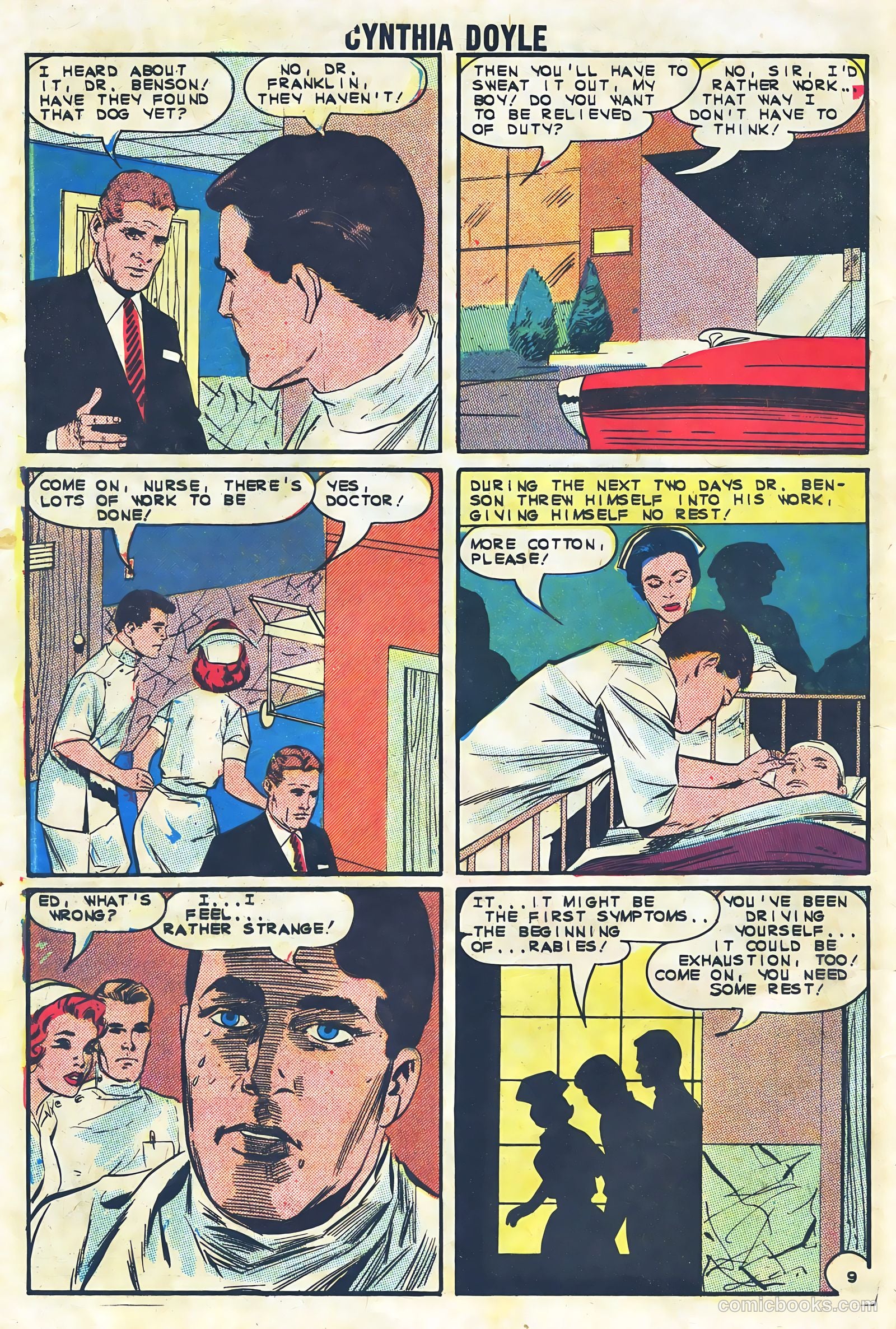 Cynthia Doyle, Nurse in Love #71 (1963) — page 32 of 37