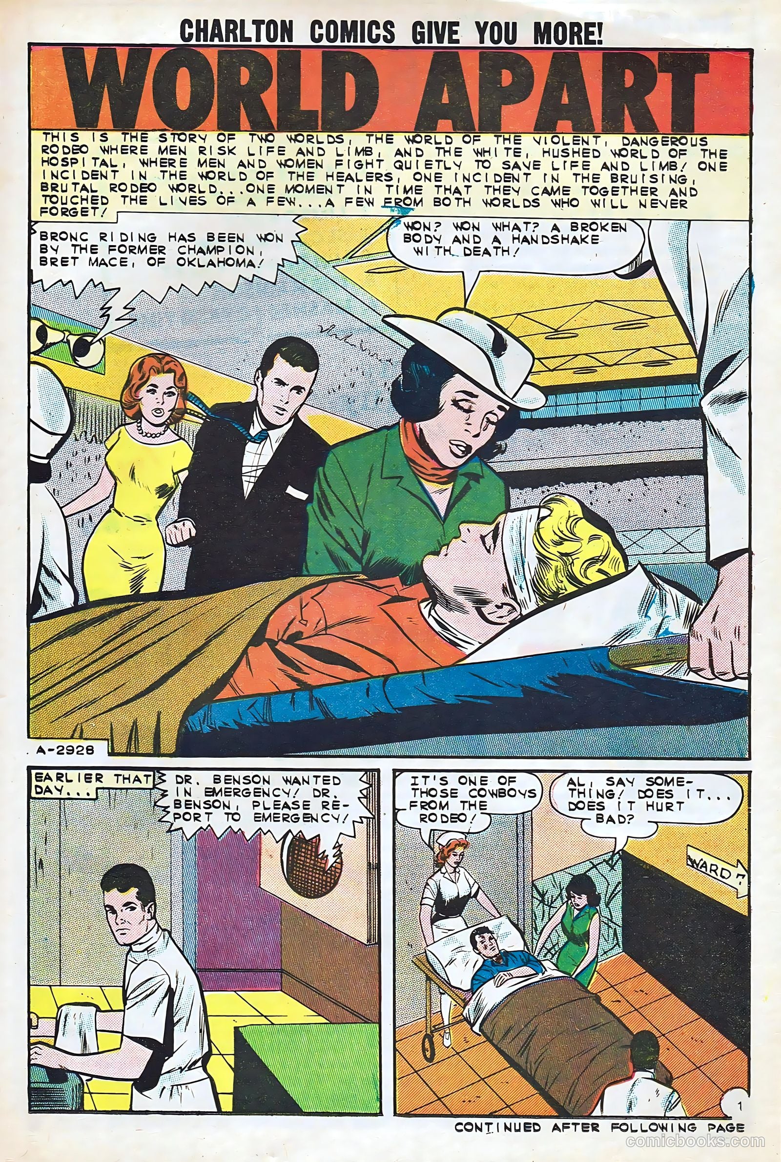 Cynthia Doyle, Nurse in Love #72 (1963) — page 21 of 37