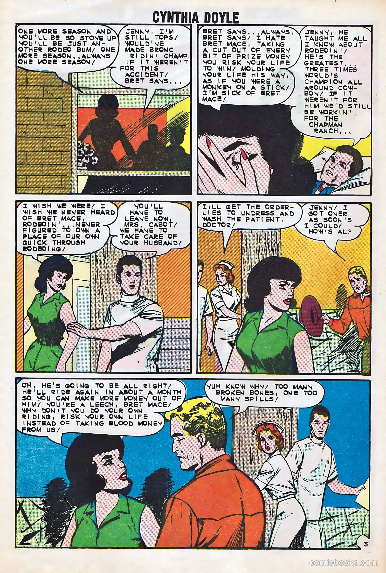 Cynthia Doyle, Nurse in Love #72 (1963) — page 24 of 37