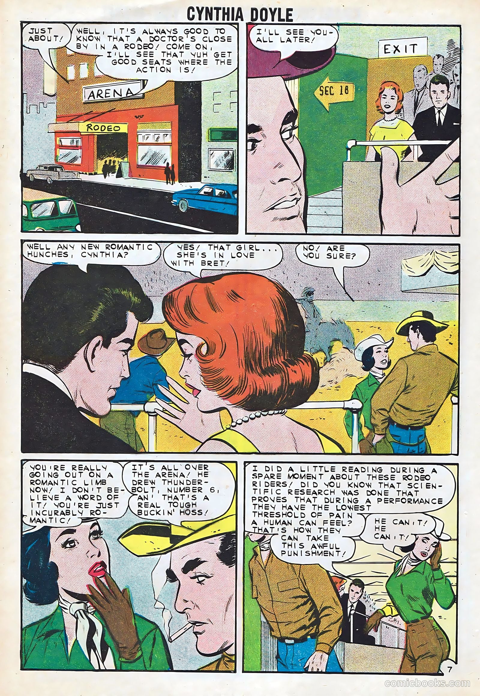 Cynthia Doyle, Nurse in Love #72 (1963) — page 28 of 37