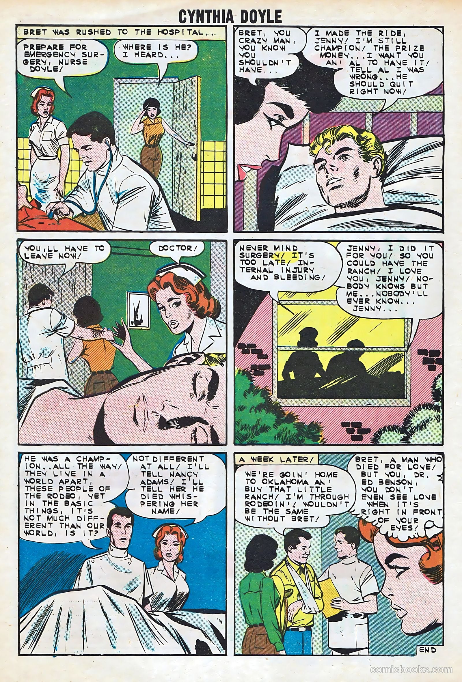Cynthia Doyle, Nurse in Love #72 (1963) — page 32 of 37