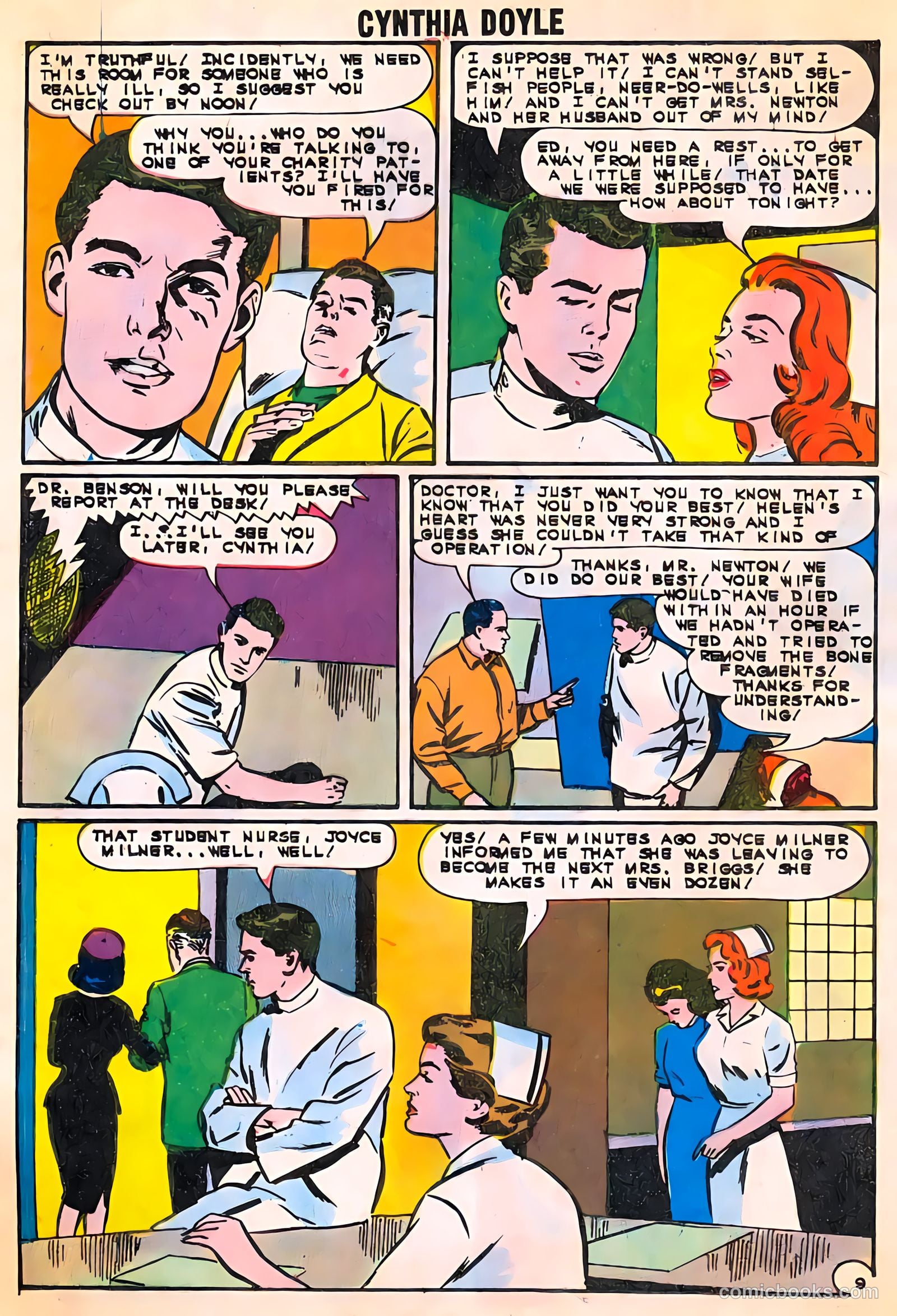 Cynthia Doyle, Nurse in Love #73 (1963) — page 12 of 36