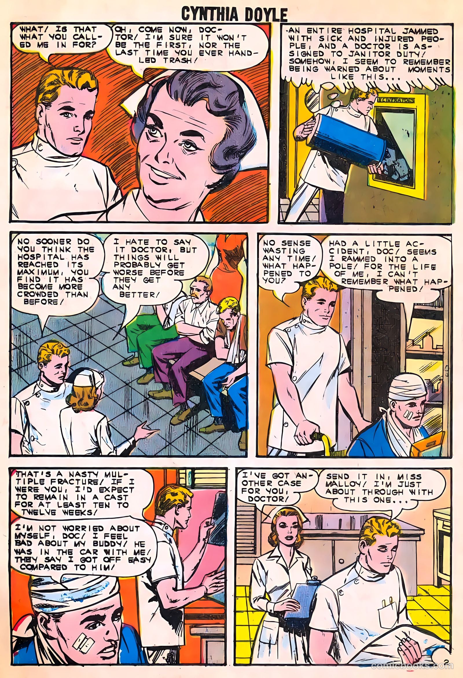 Cynthia Doyle, Nurse in Love #73 (1963) — page 16 of 36