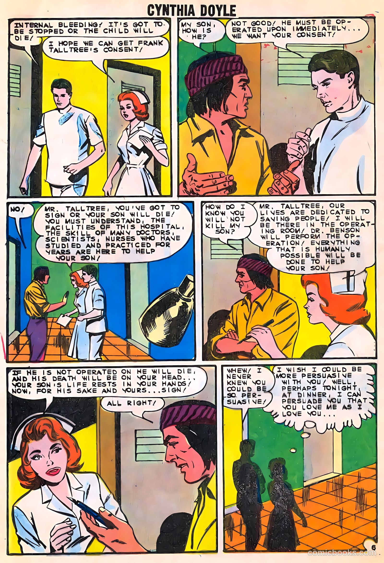 Cynthia Doyle, Nurse in Love #73 (1963) — page 28 of 36