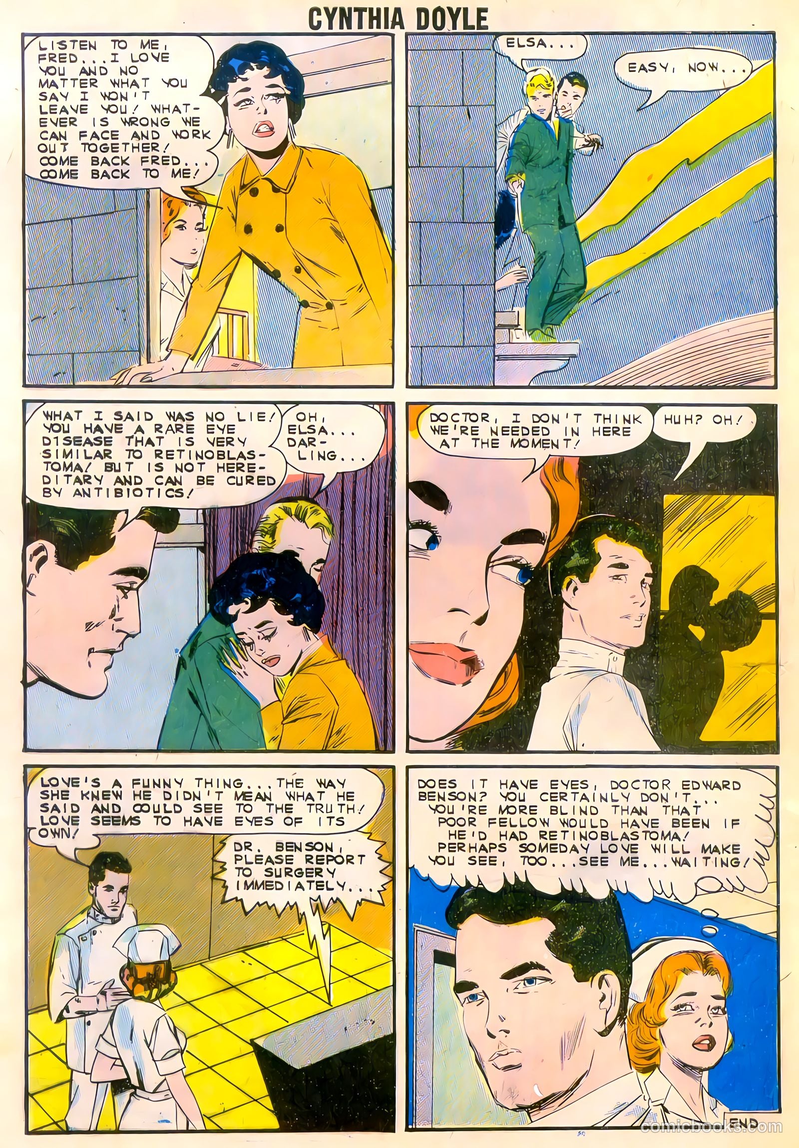 Cynthia Doyle, Nurse in Love #74 (1964) — page 8 of 36