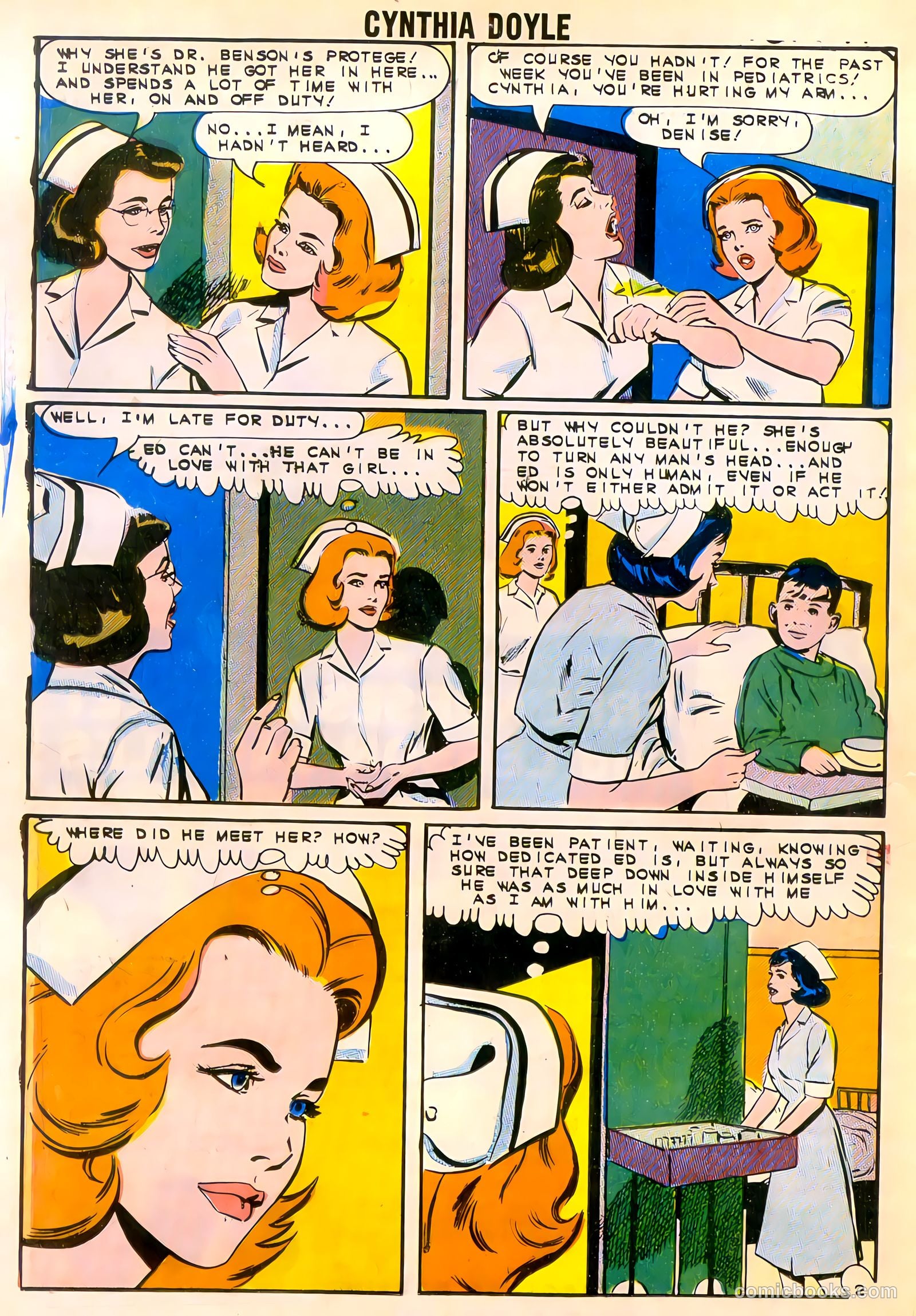 Cynthia Doyle, Nurse in Love #74 (1964) — page 16 of 36