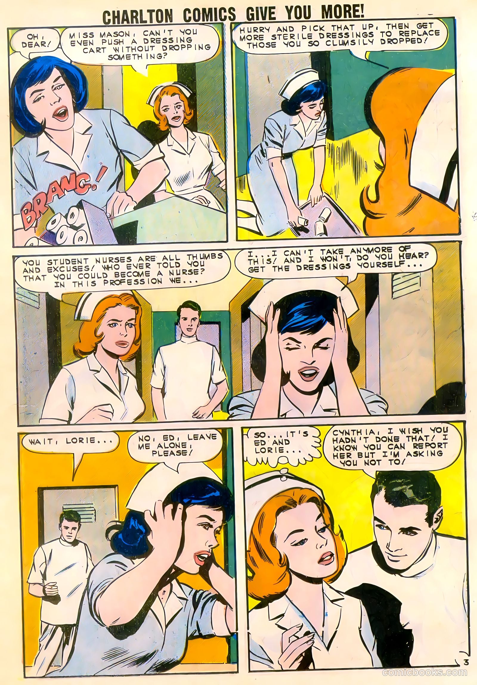 Cynthia Doyle, Nurse in Love #74 (1964) — page 17 of 36