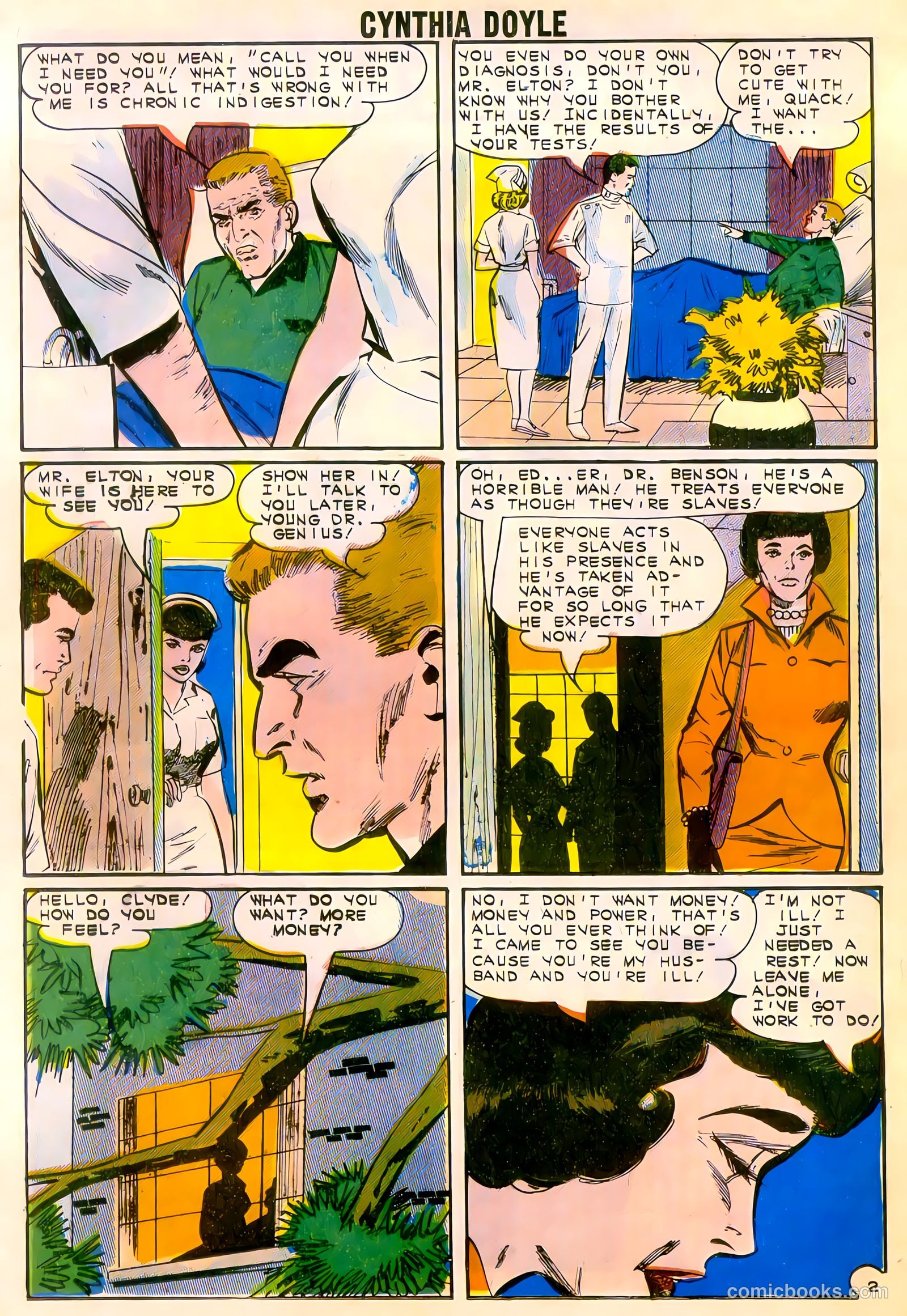 Cynthia Doyle, Nurse in Love #74 (1964) — page 24 of 36