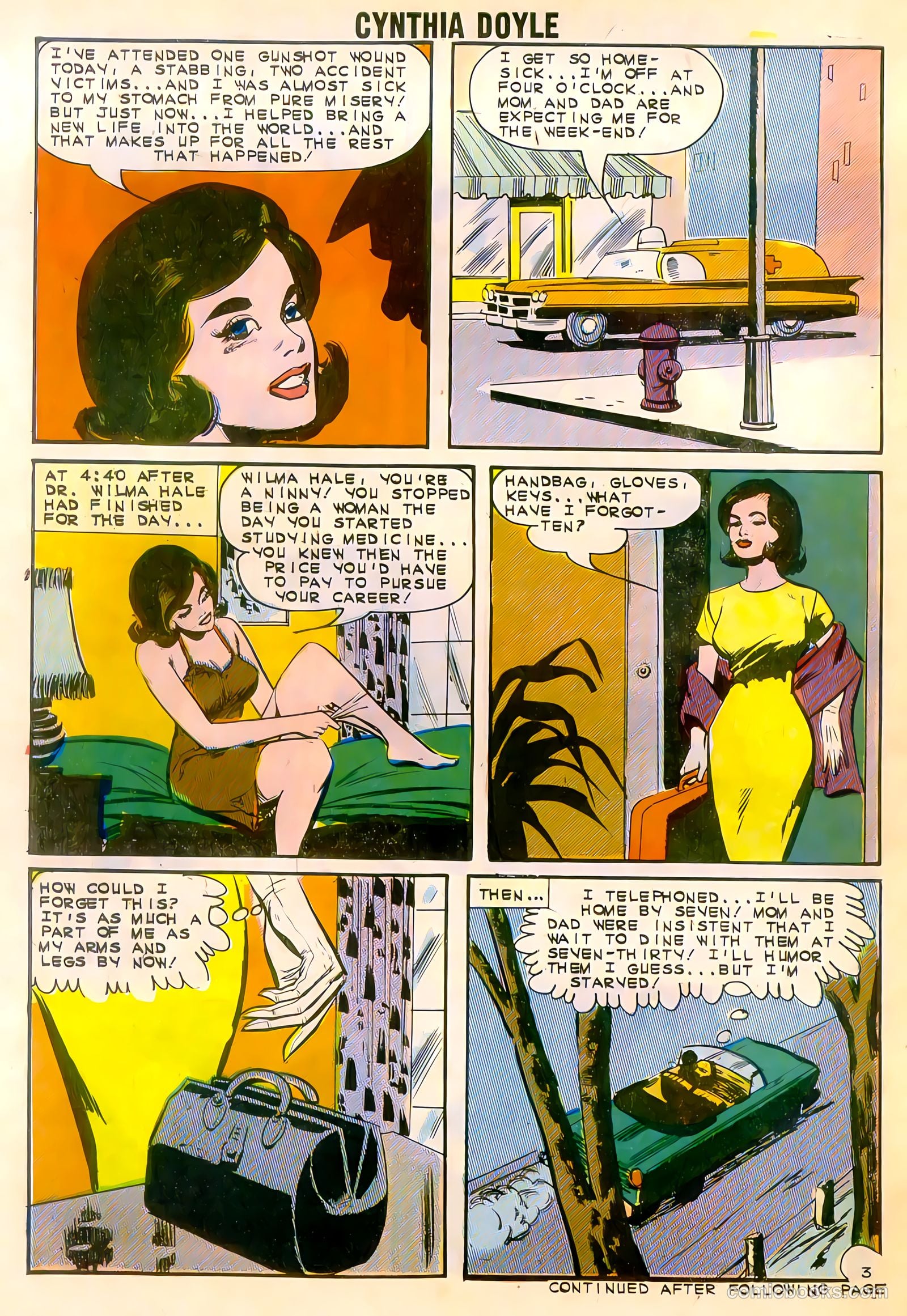 Cynthia Doyle, Nurse in Love #74 (1964) — page 30 of 36