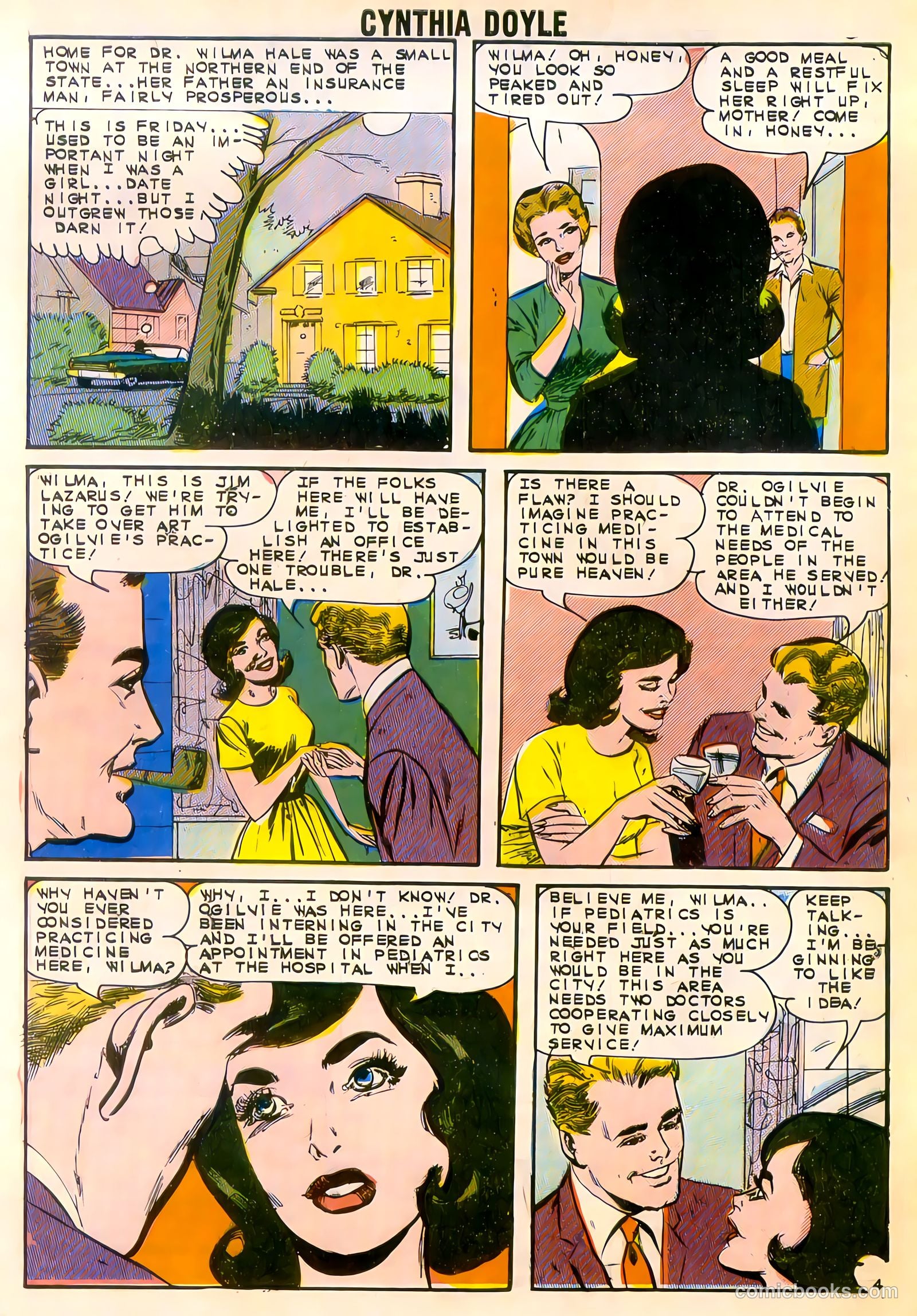 Cynthia Doyle, Nurse in Love #74 (1964) — page 32 of 36