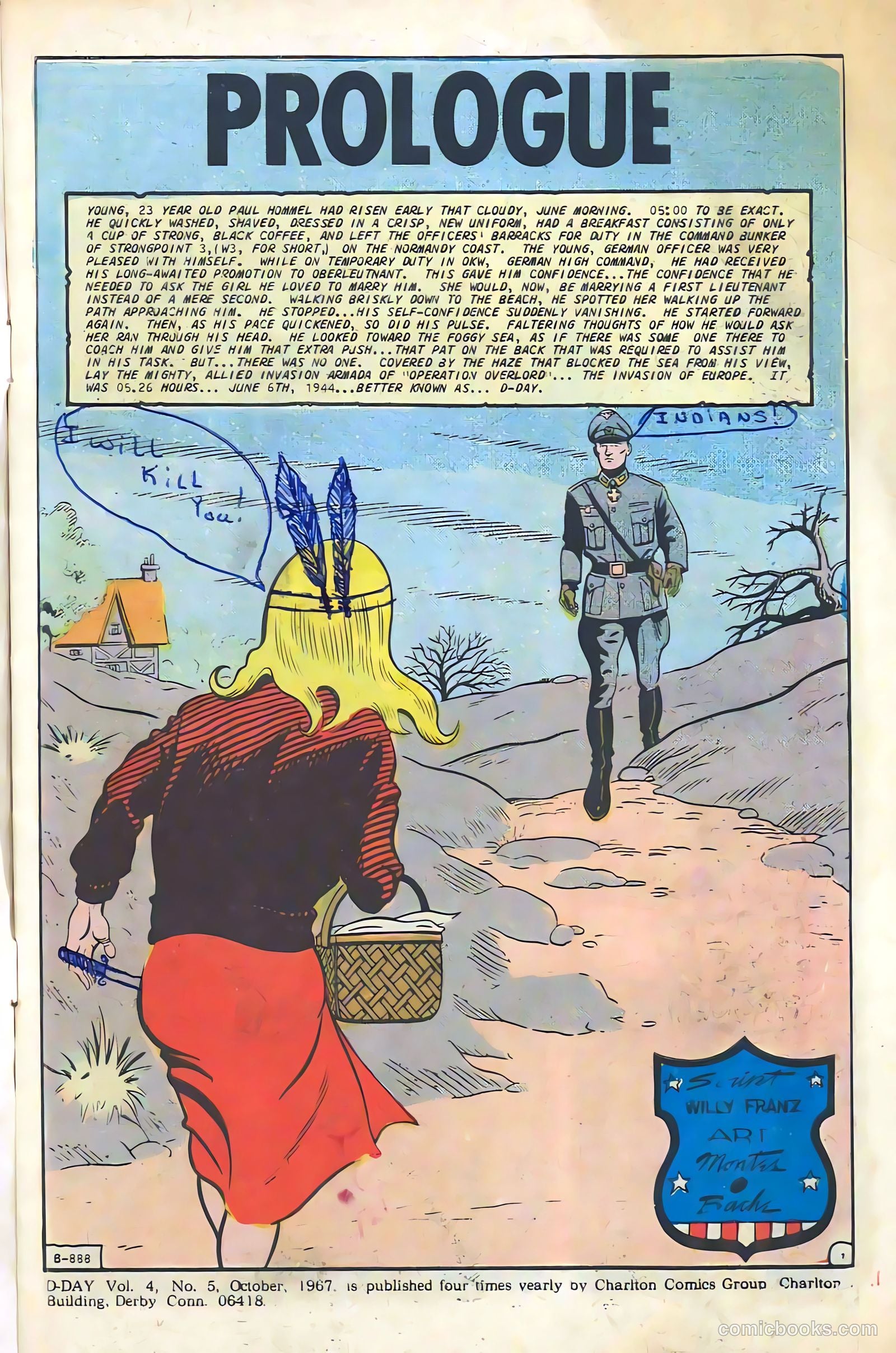 D-Day #5 (1967) — page 3 of 36