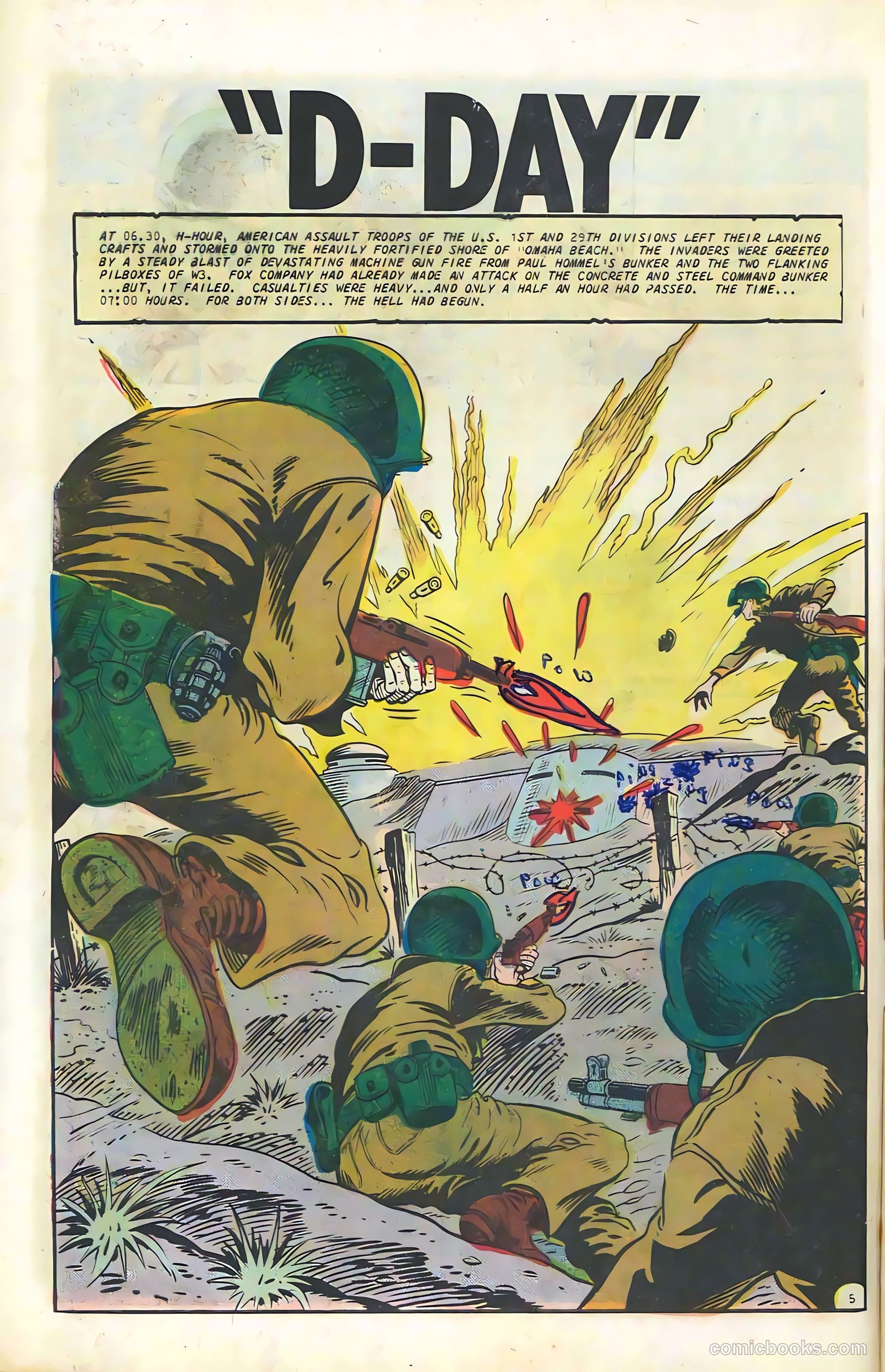 D-Day #5 (1967) — page 8 of 36