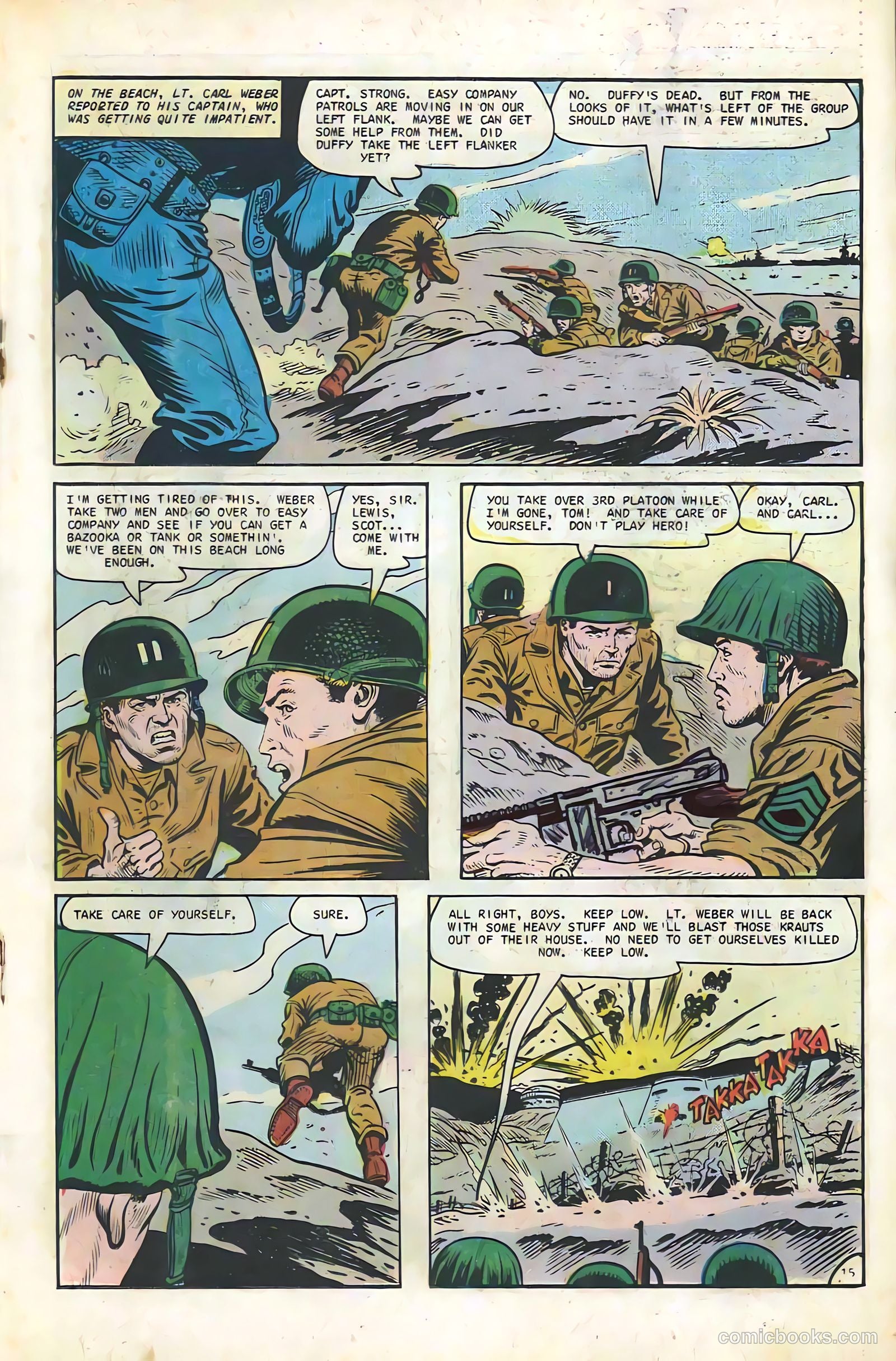 D-Day #5 (1967) — page 19 of 36