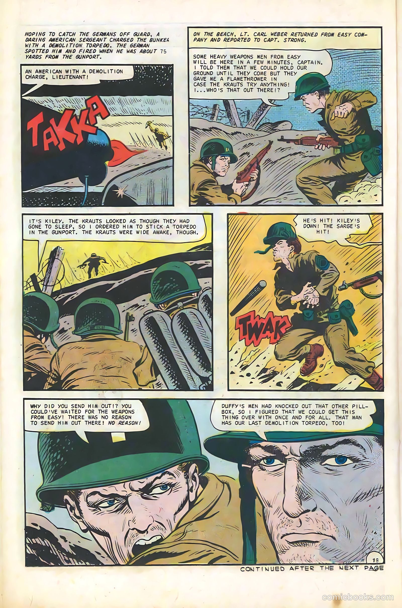 D-Day #5 (1967) — page 22 of 36