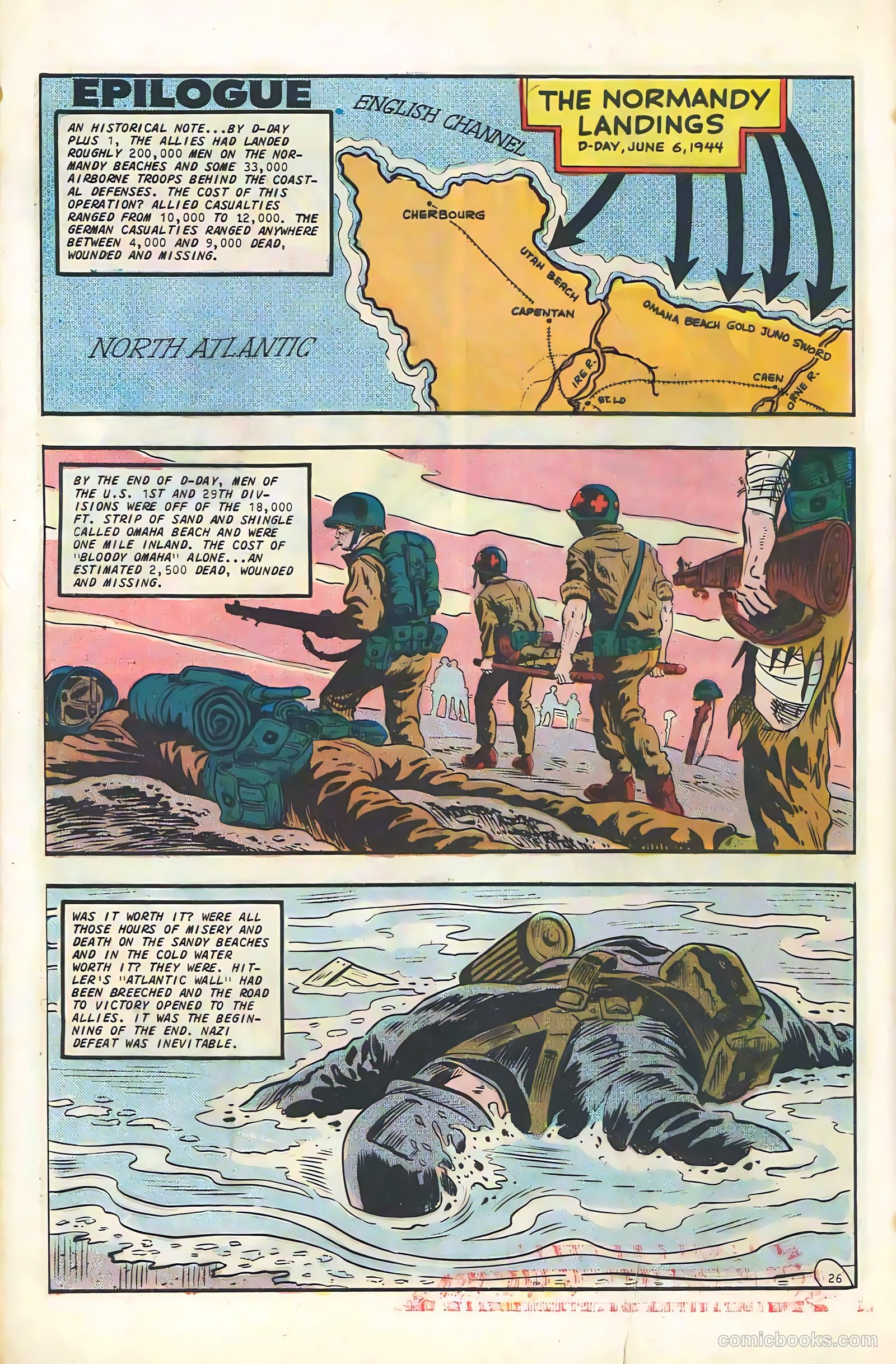 D-Day #5 (1967) — page 32 of 36