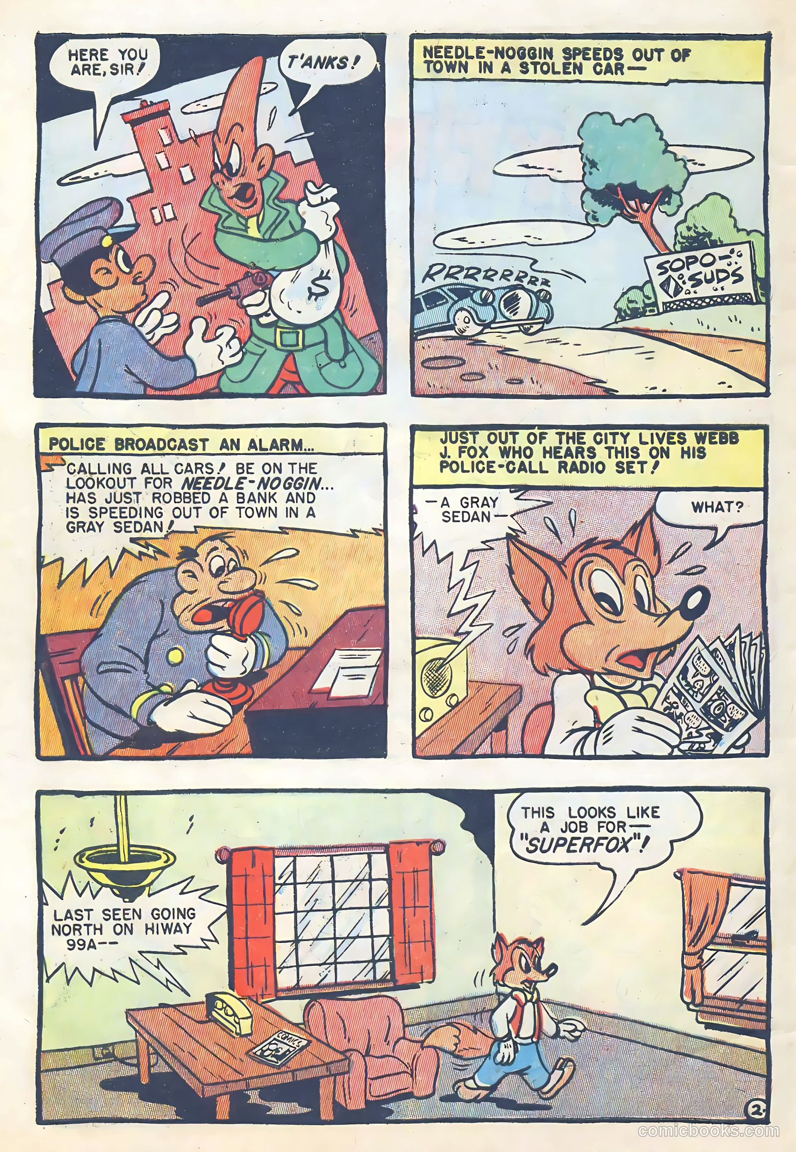 Daffy Tunes Comics #12 (1947) — page 4 of 36